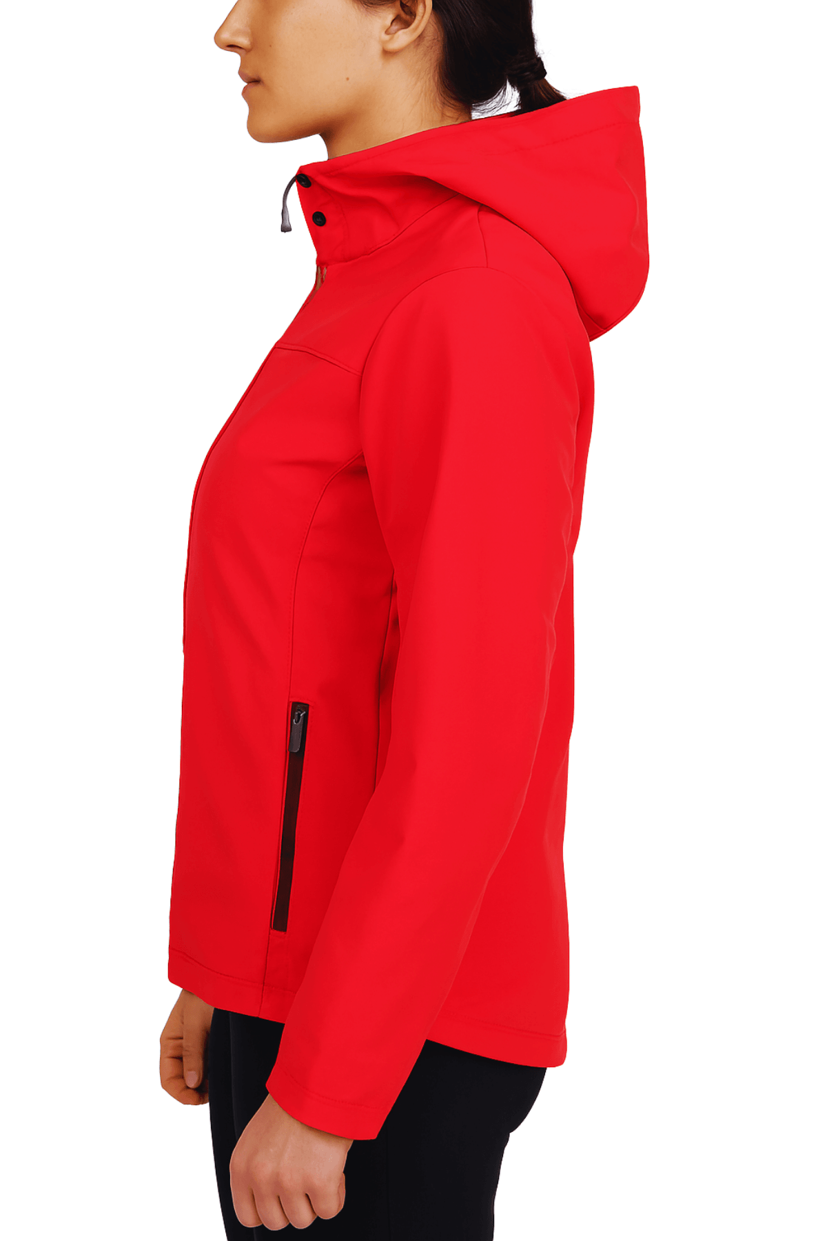 Crozwise Kadın İçi Polar Astar Su & Rüzgar Geçirmez Softshell Kışlık Mont Ceket 5037-B