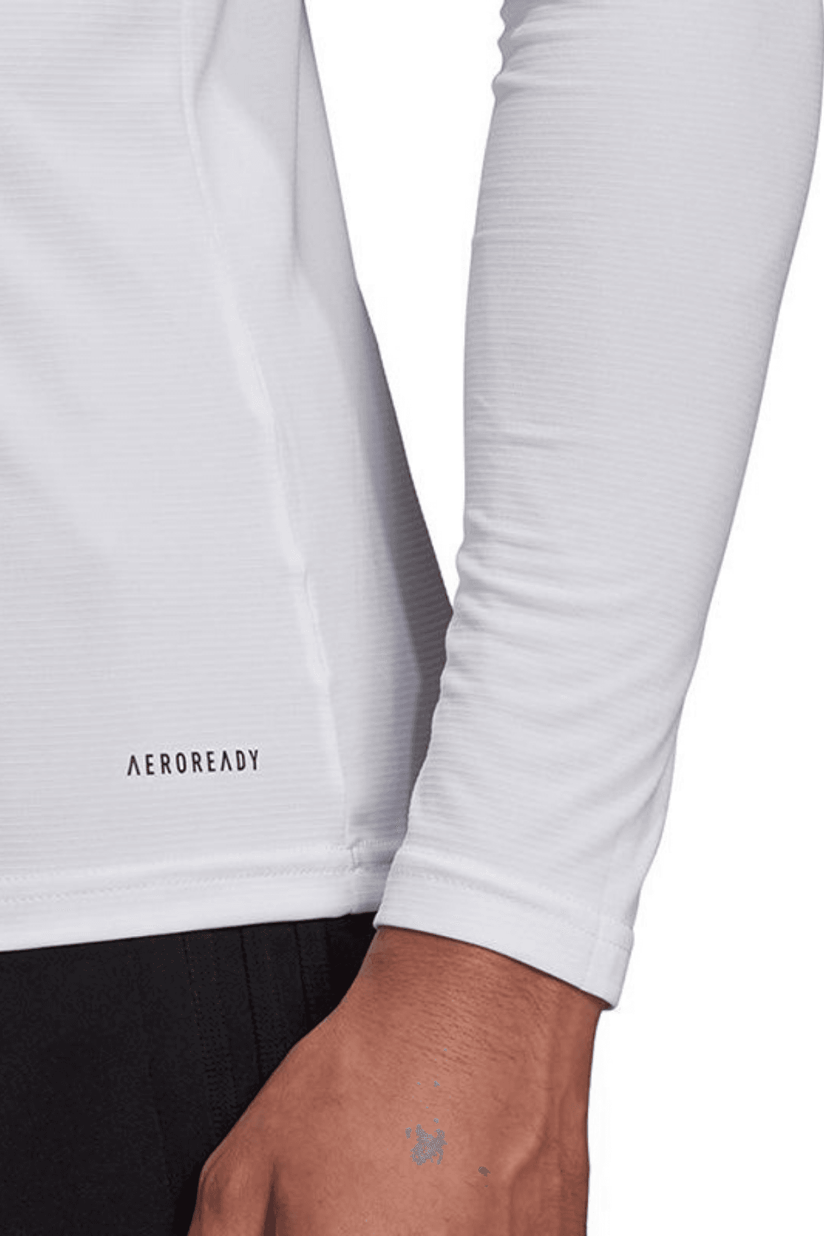 Adidas Team Base Tee Erkek Uzun Kollu Antrenman Tişört – Beyaz