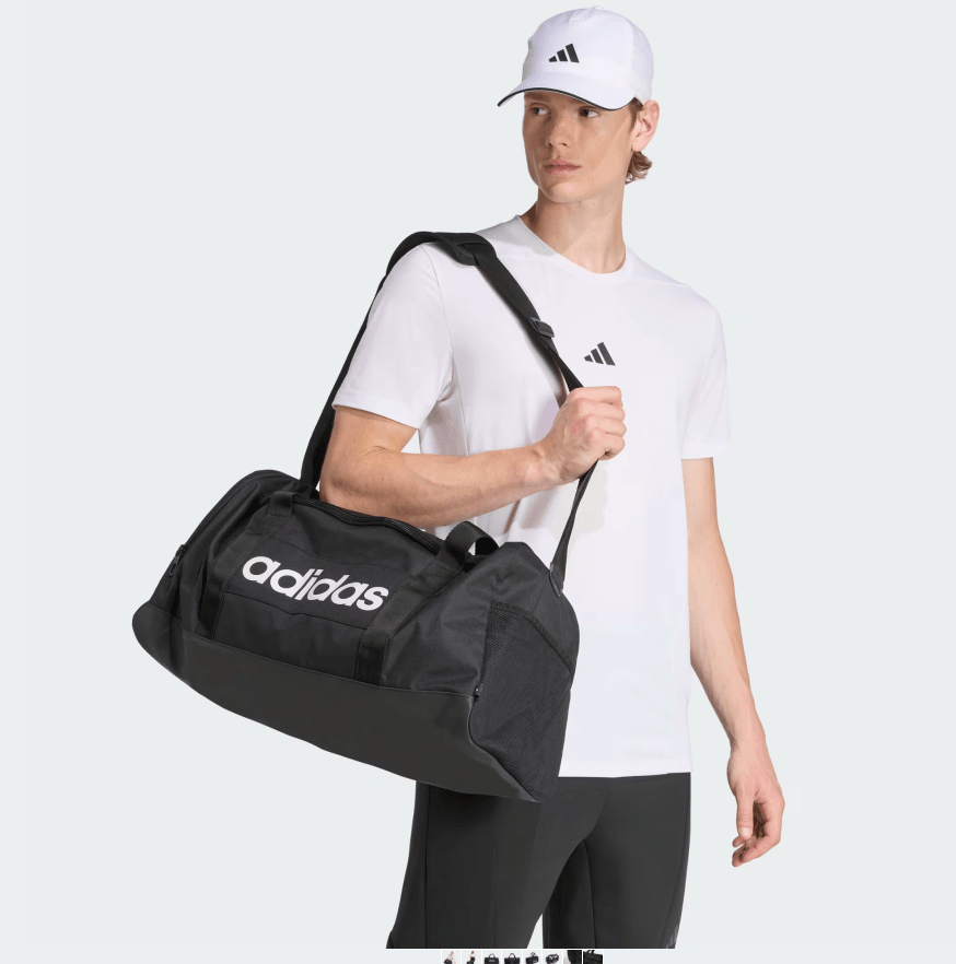 Adidas Linear Duffel M Siyah Spor Çantası JD9555