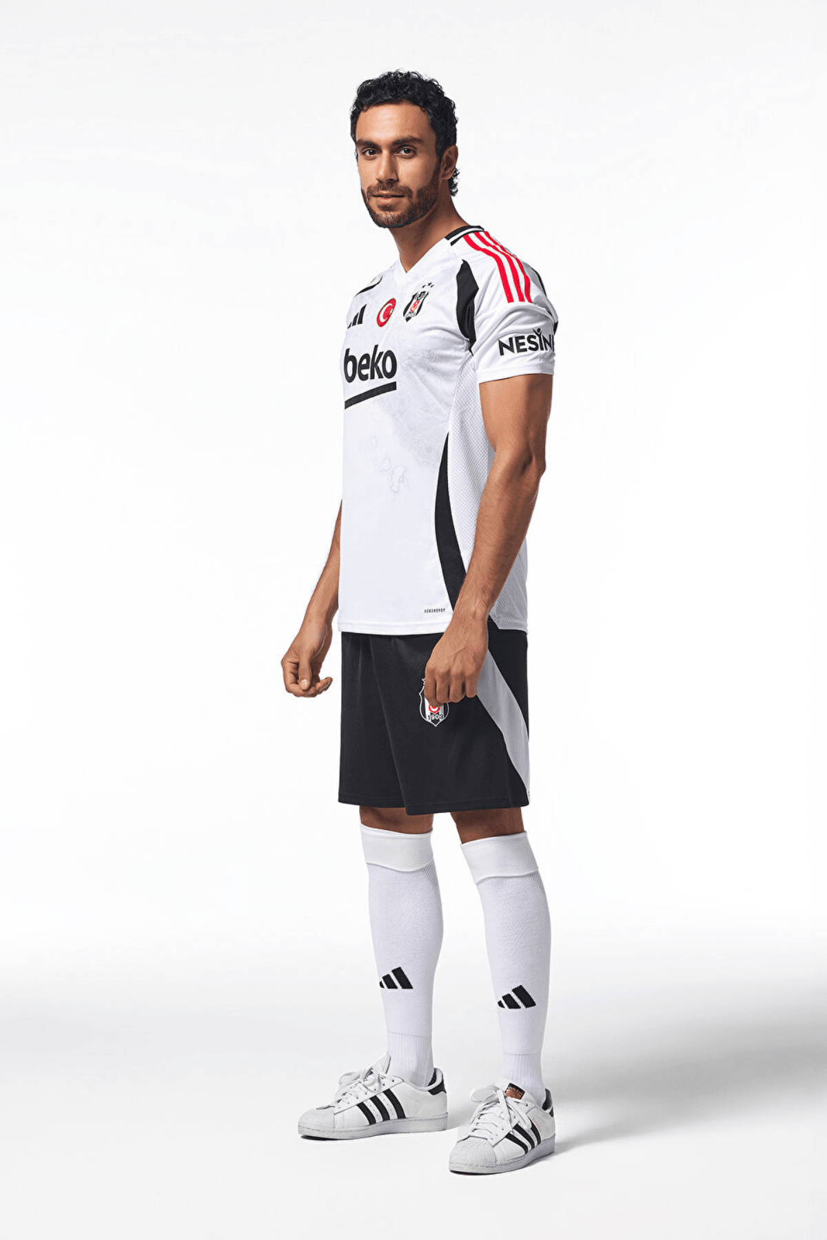 Beşiktaş J.K. Adidas 3 Erkek Beyaz Futbol Forma IU1255