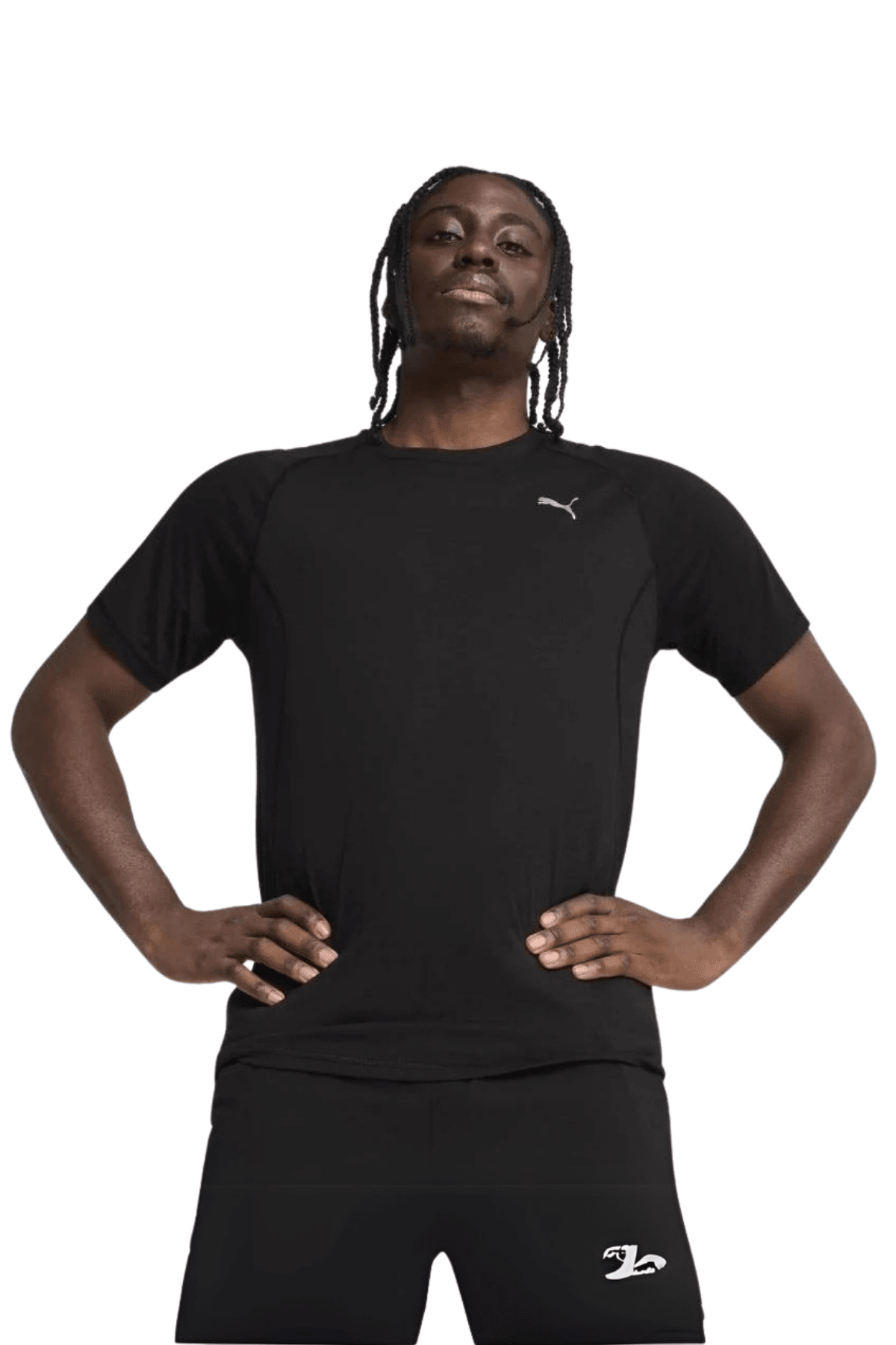 Puma Run Velocity Tri-Blend Siyah Erkek Tişört