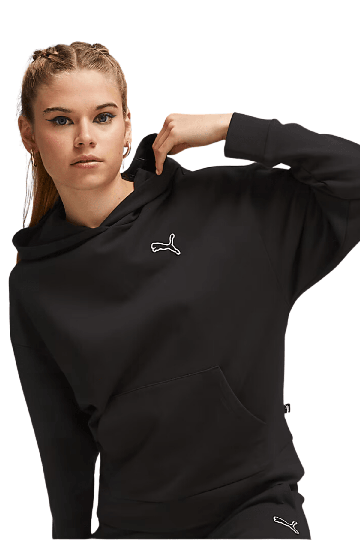 Puma Essentials Kapüşonlu Kadın Siyah Sweatshirt