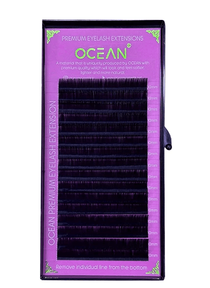 Ocean Doğal İpek Kirpik (Natural Eyelash) 0.07 kalınlık C kıvrım