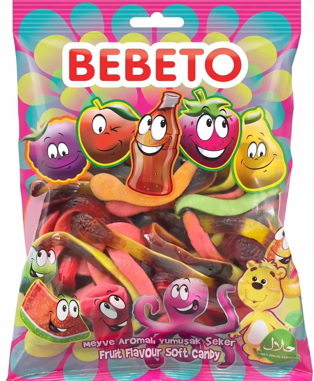 Bebeto Yılan 1000Gr Yumuşak Şeker