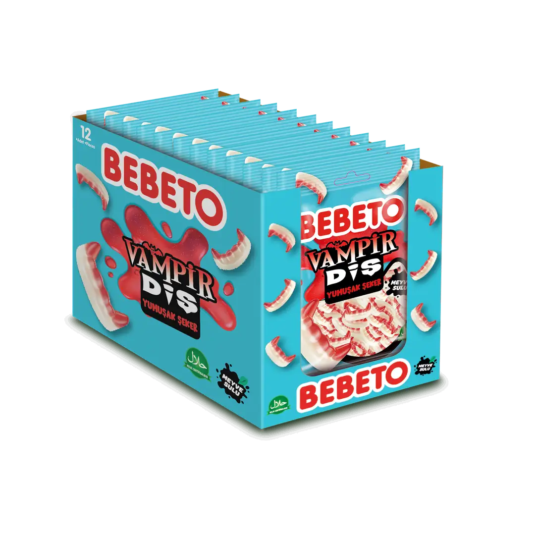 Bebeto Dracula Vampir Diş 80 Gr. Jelly