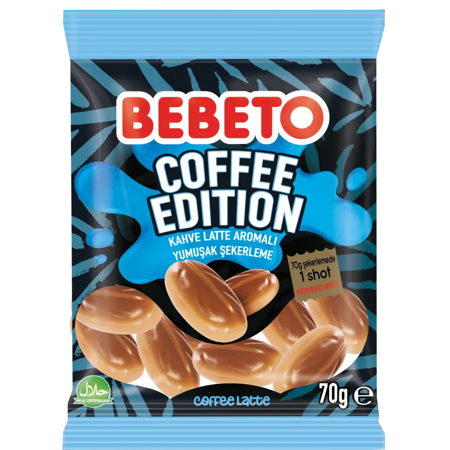 Bebeto Coffe Edition Latte 70 Gr. Jelly