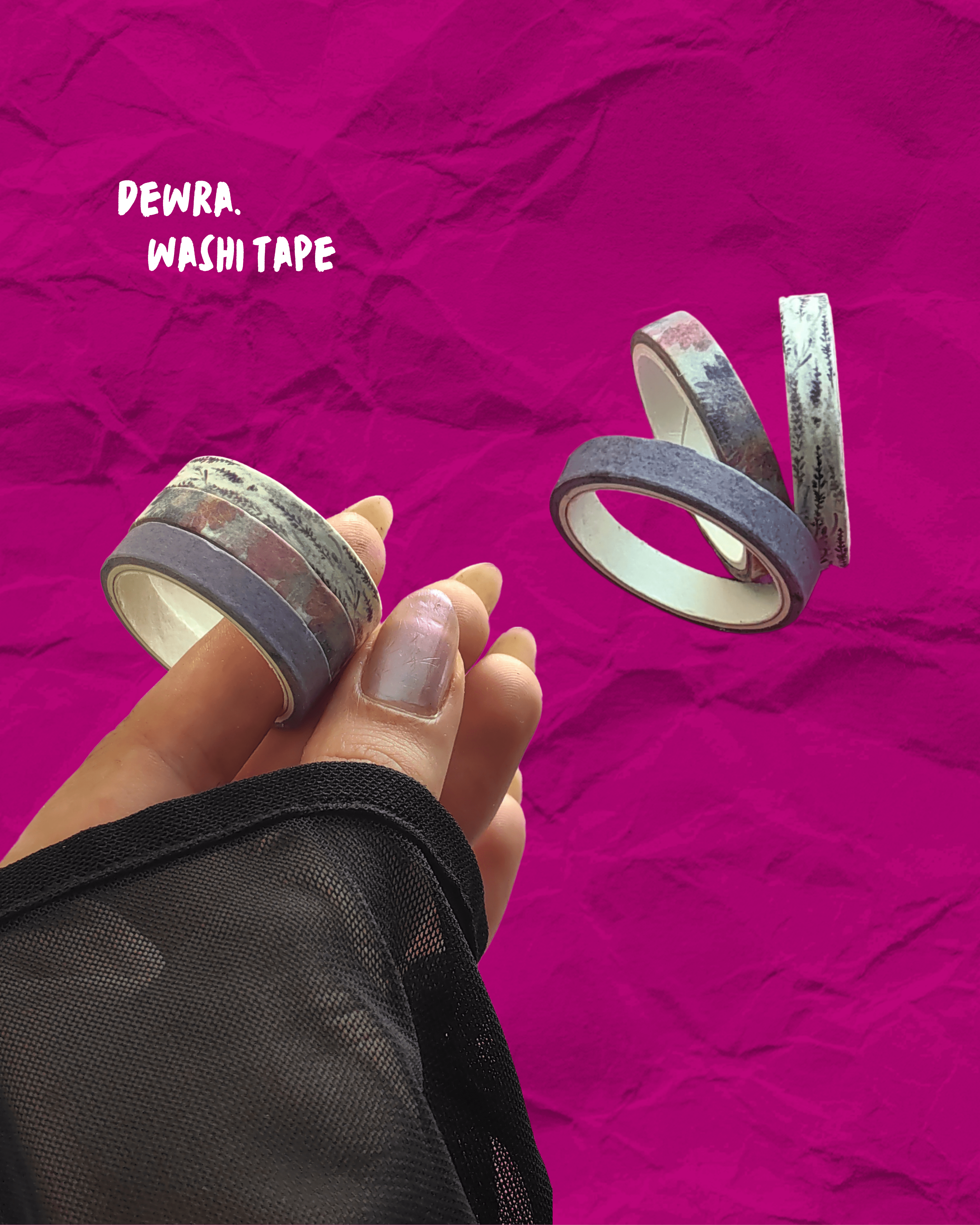 Pastel Günler – Soft Aesthetic Washi Tape Seti (3’lü)