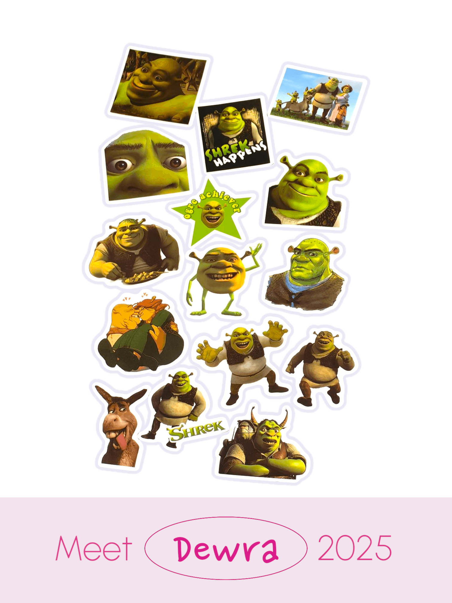 SHREK TEMALI STİCKER
