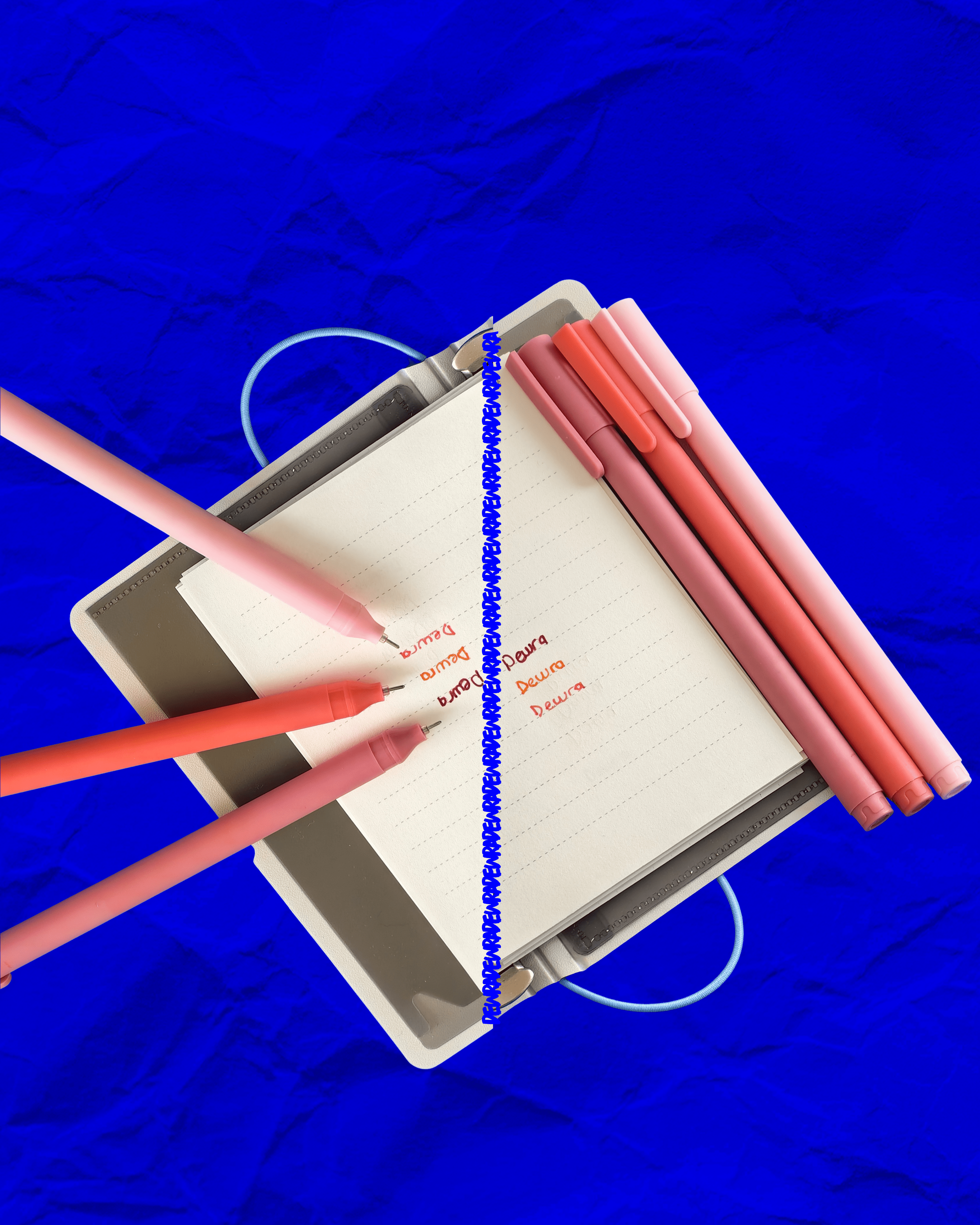 Peachy Mood Jel Kalem Seti (3’lü) – 0.5 mm Pastel Pembe & Turuncu Tonlar | Dewra