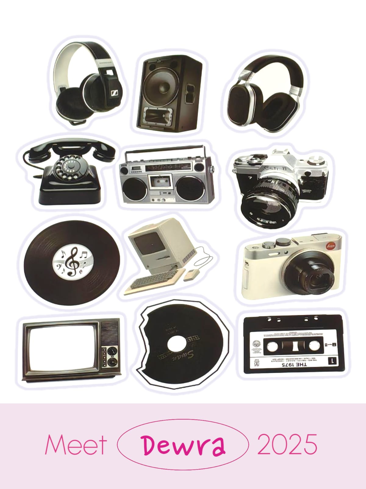 SİMPLE BLACK AND WHİTE STİCKER 6.0