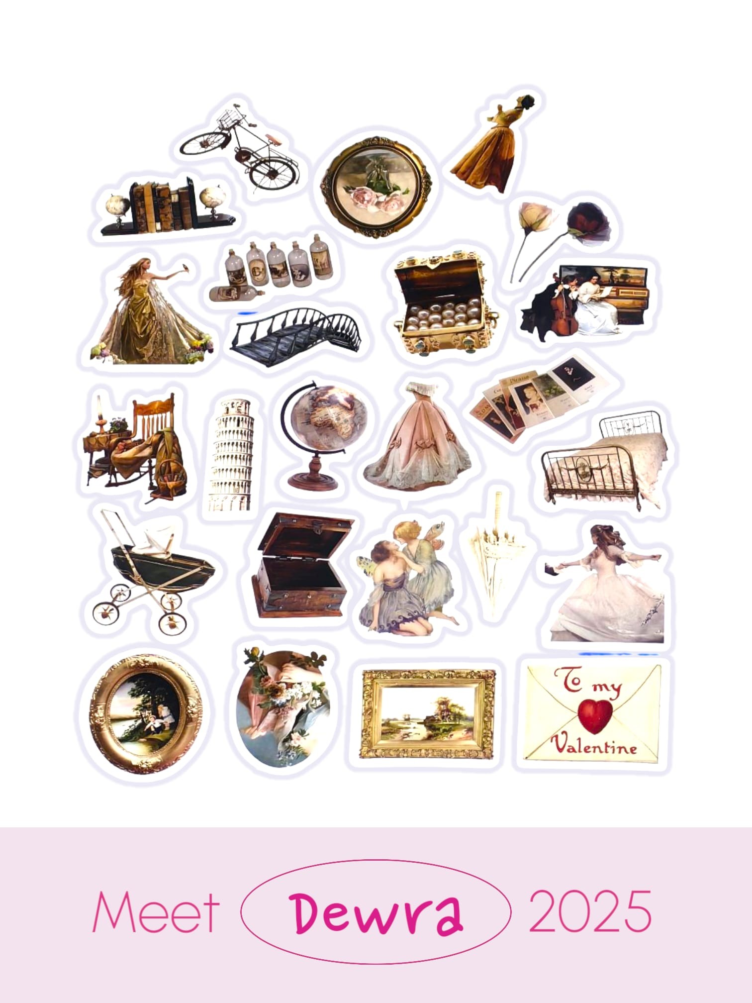 VİNTAGE SARAY SERİSİ STİCKER 1.0