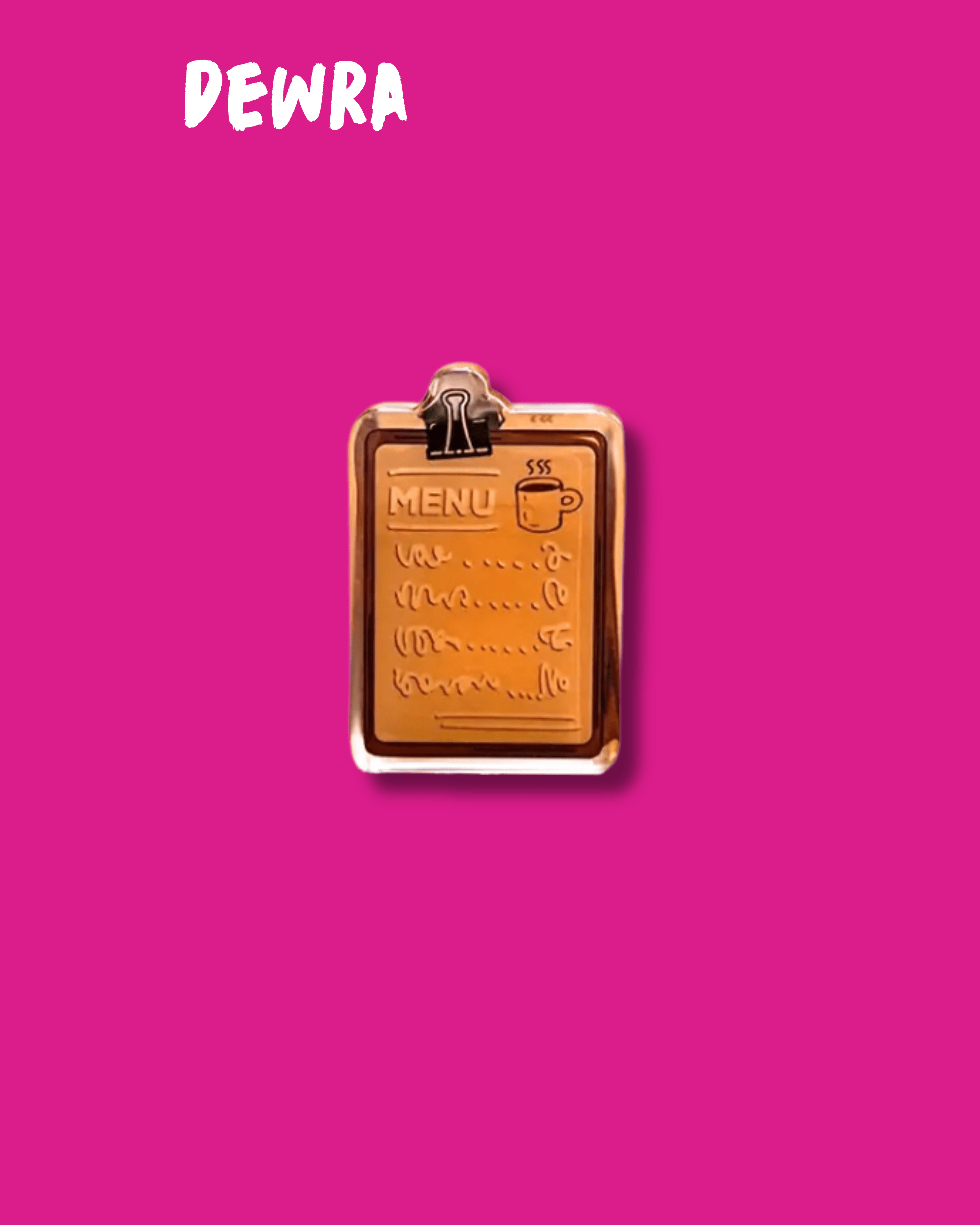 Coffee Shop Kağıt Klipsleri