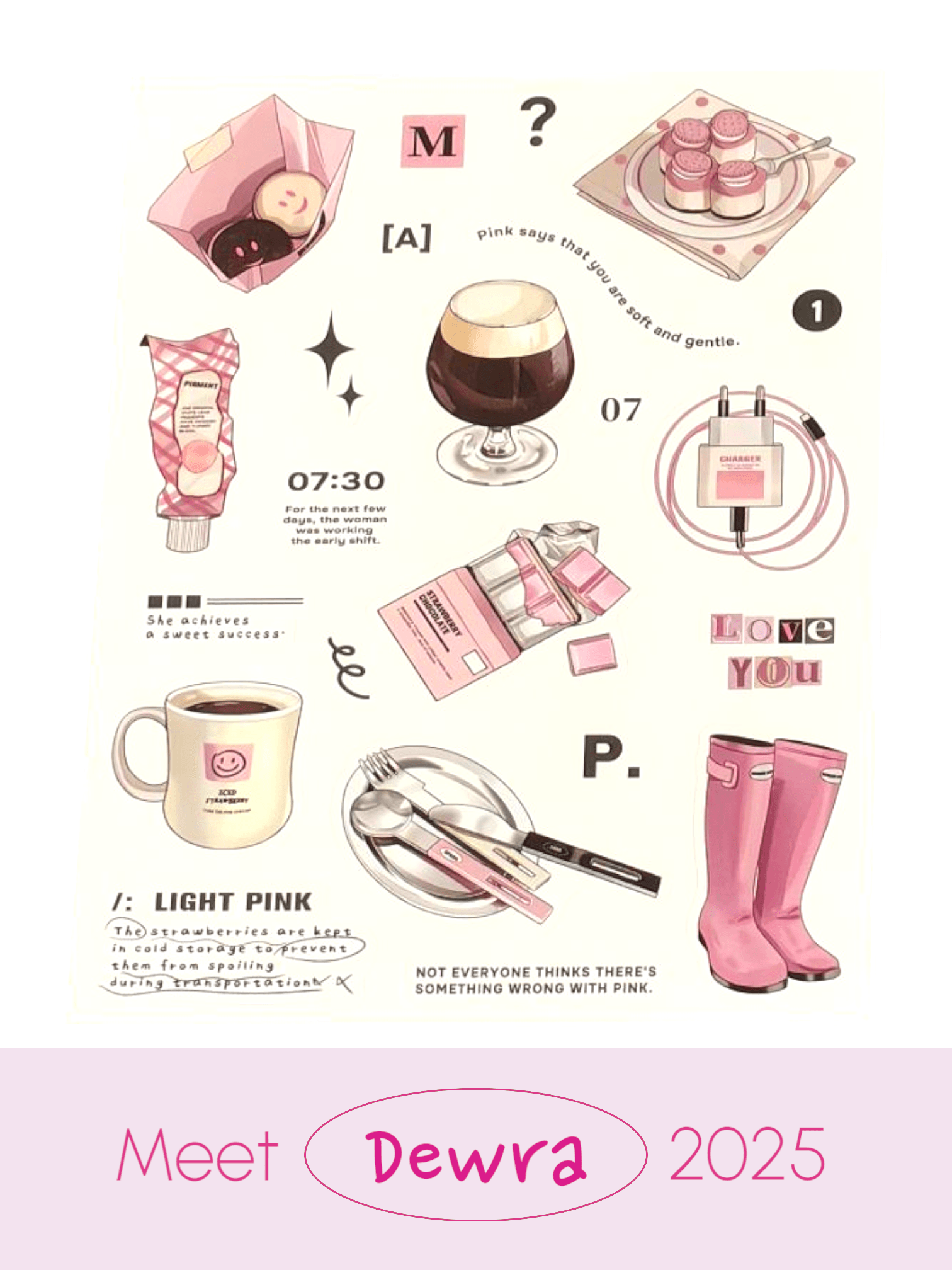 GÜNLÜK PARÇALAR SERİSİ PİNK 1.0