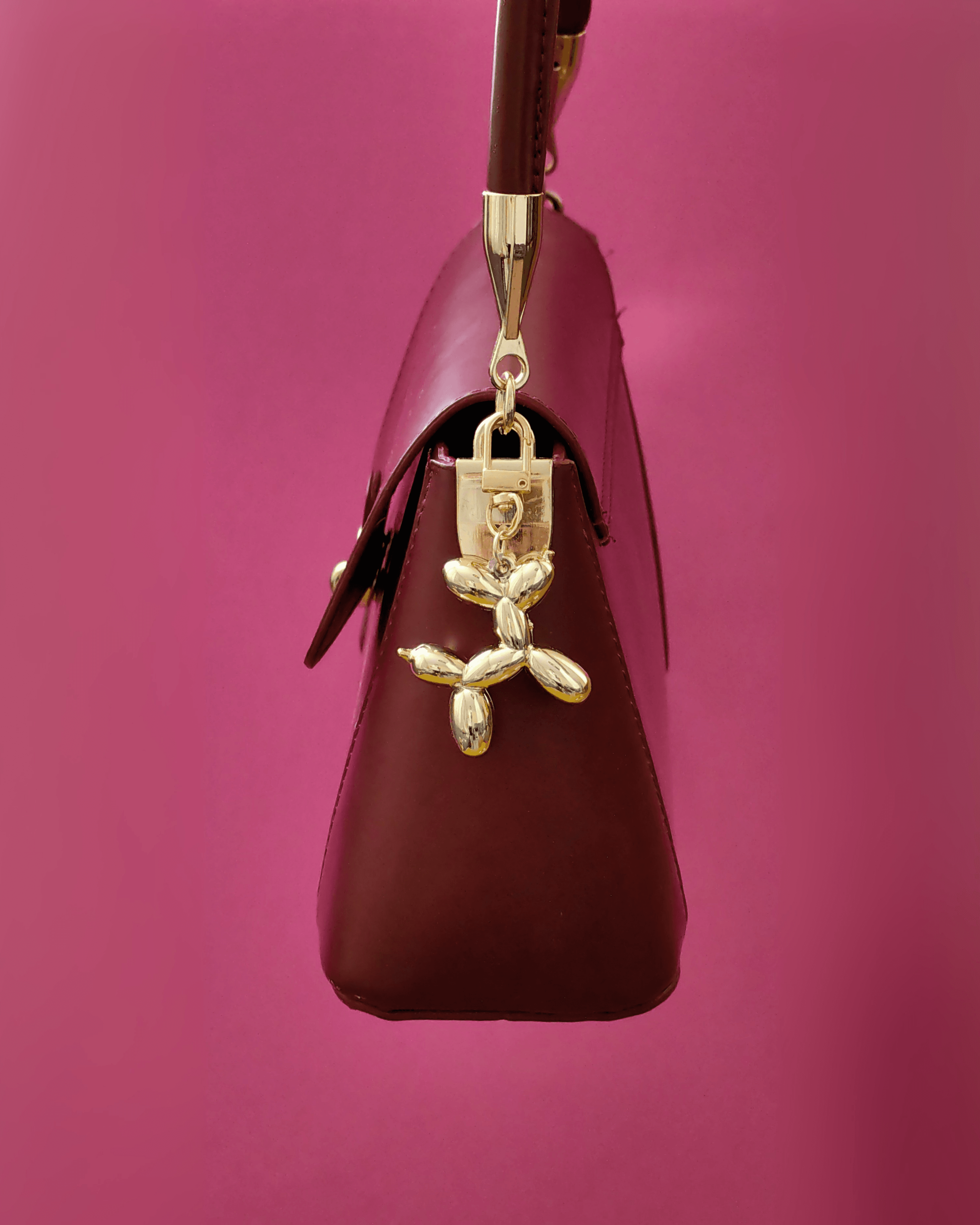 Gold Balon Köpek Charm
