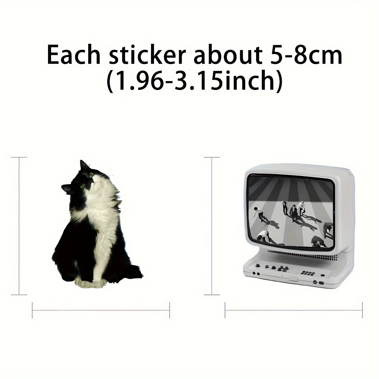 DEKORATİF B&W STİCKER 2.0