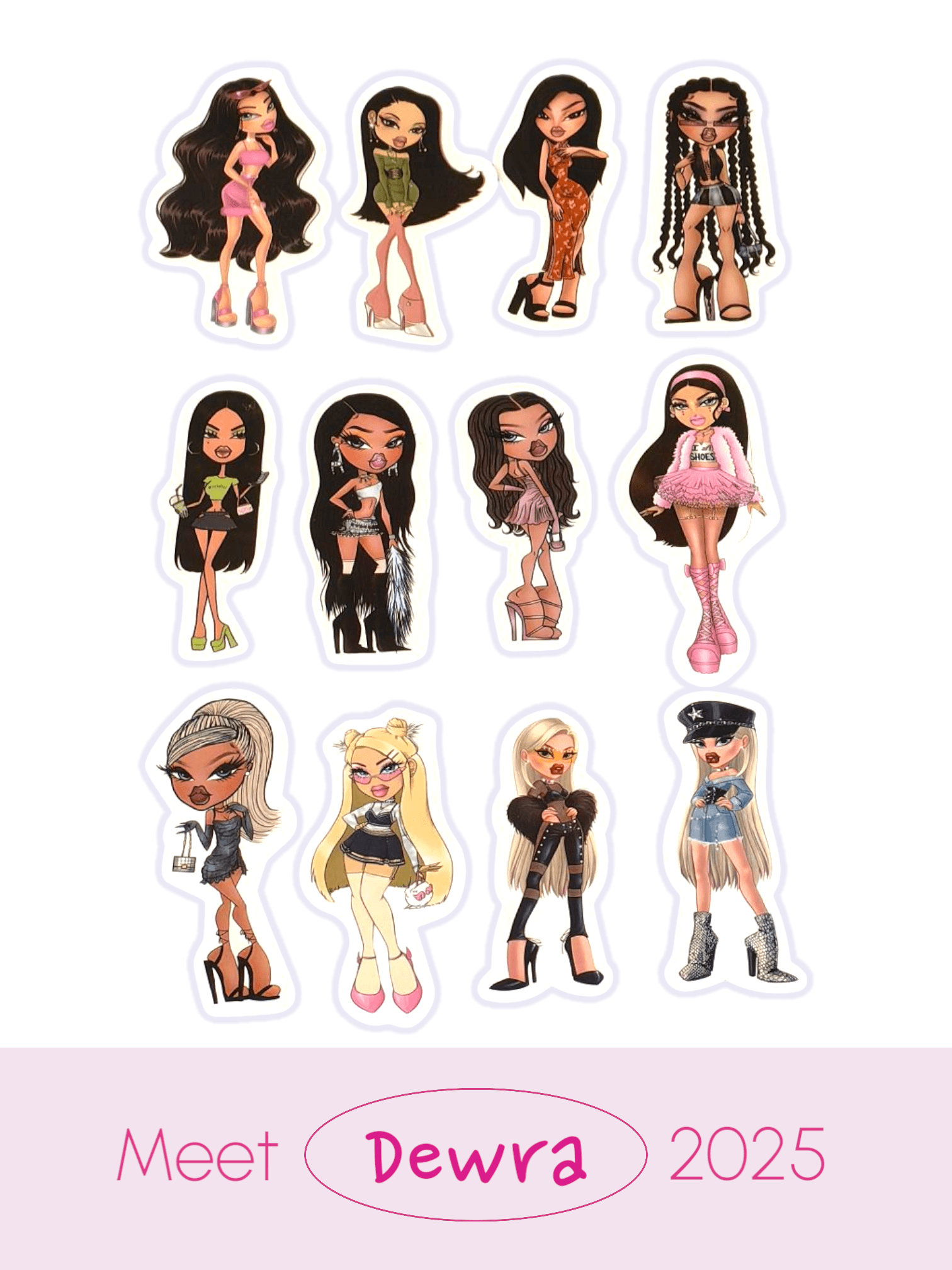 BRATZ PARTY NIGHT STICKER