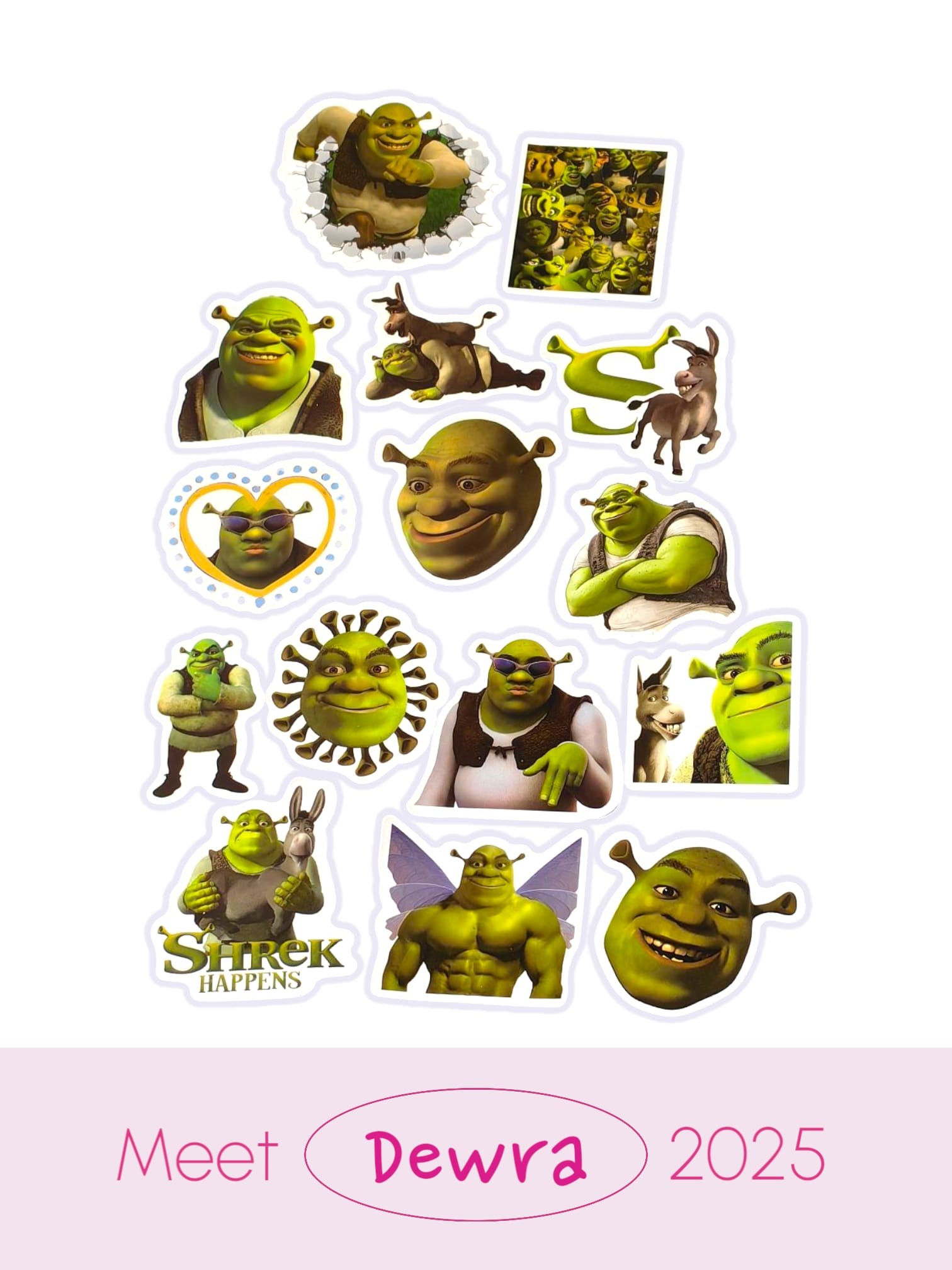 SHREK TEMALI STİCKER 4.0