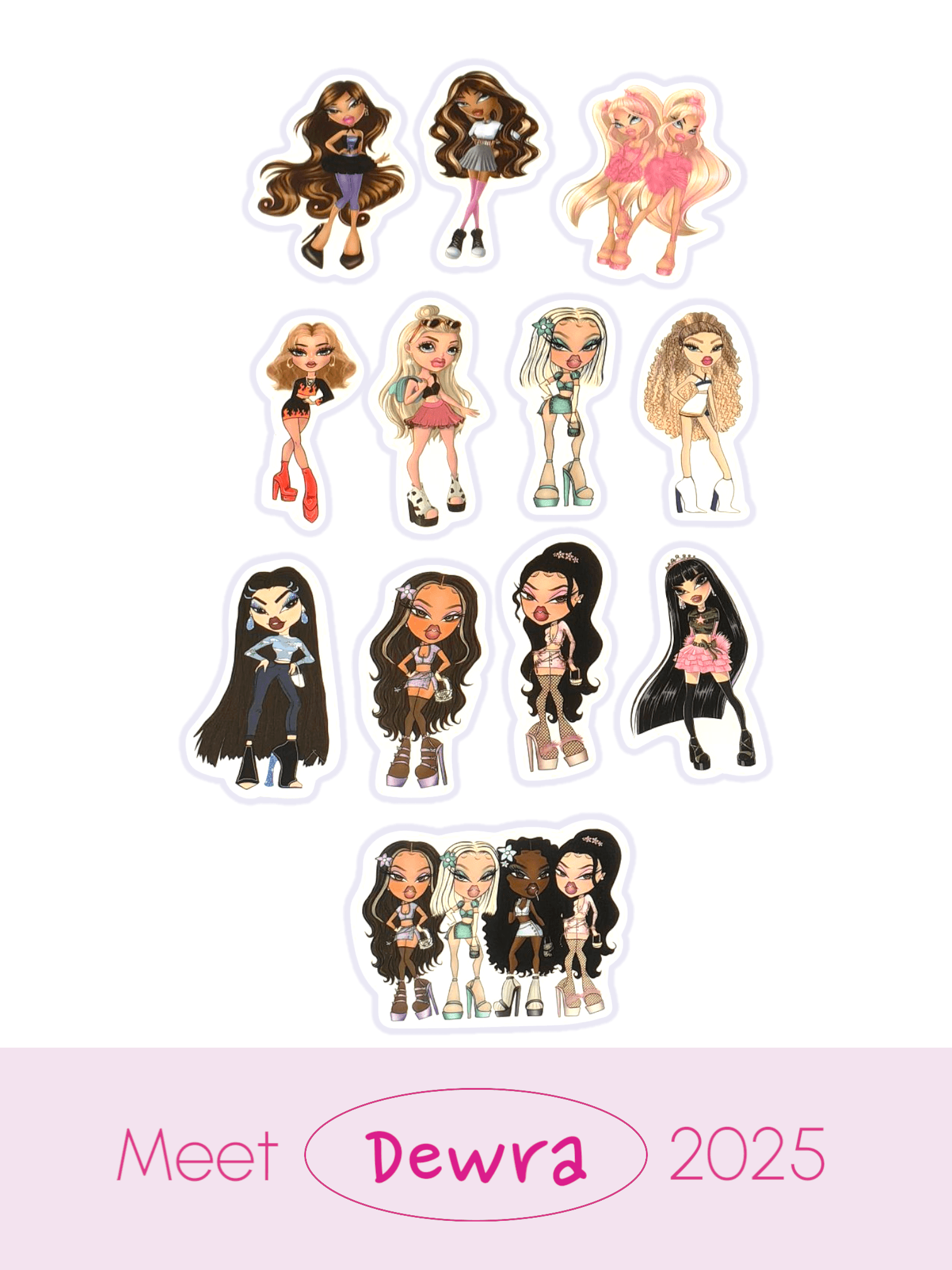 BRATZ GIRLY DRESS STİCKER