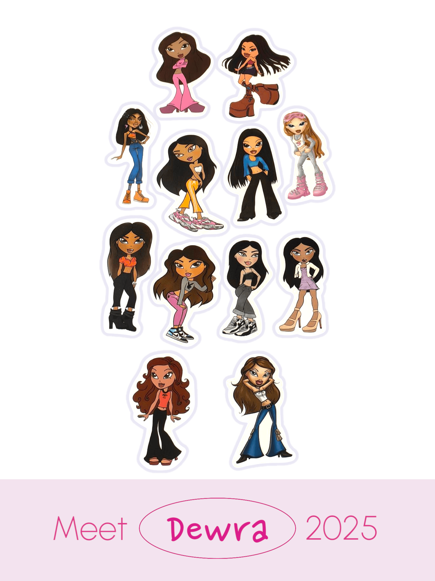 BRATZ DAILY LIFE STICKER