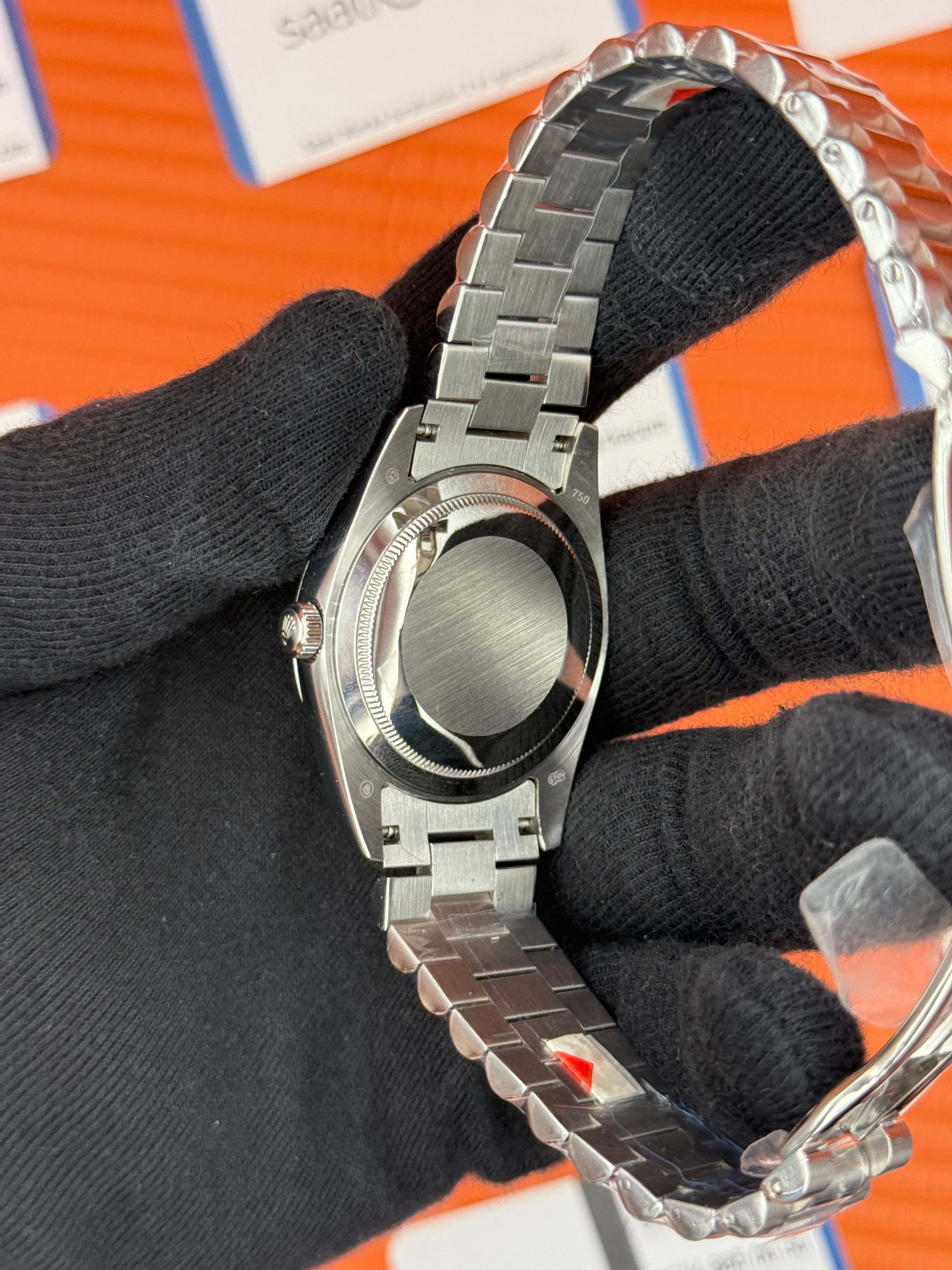 ROLEX Day Date roma rakamlı gri kadran silver president kordon