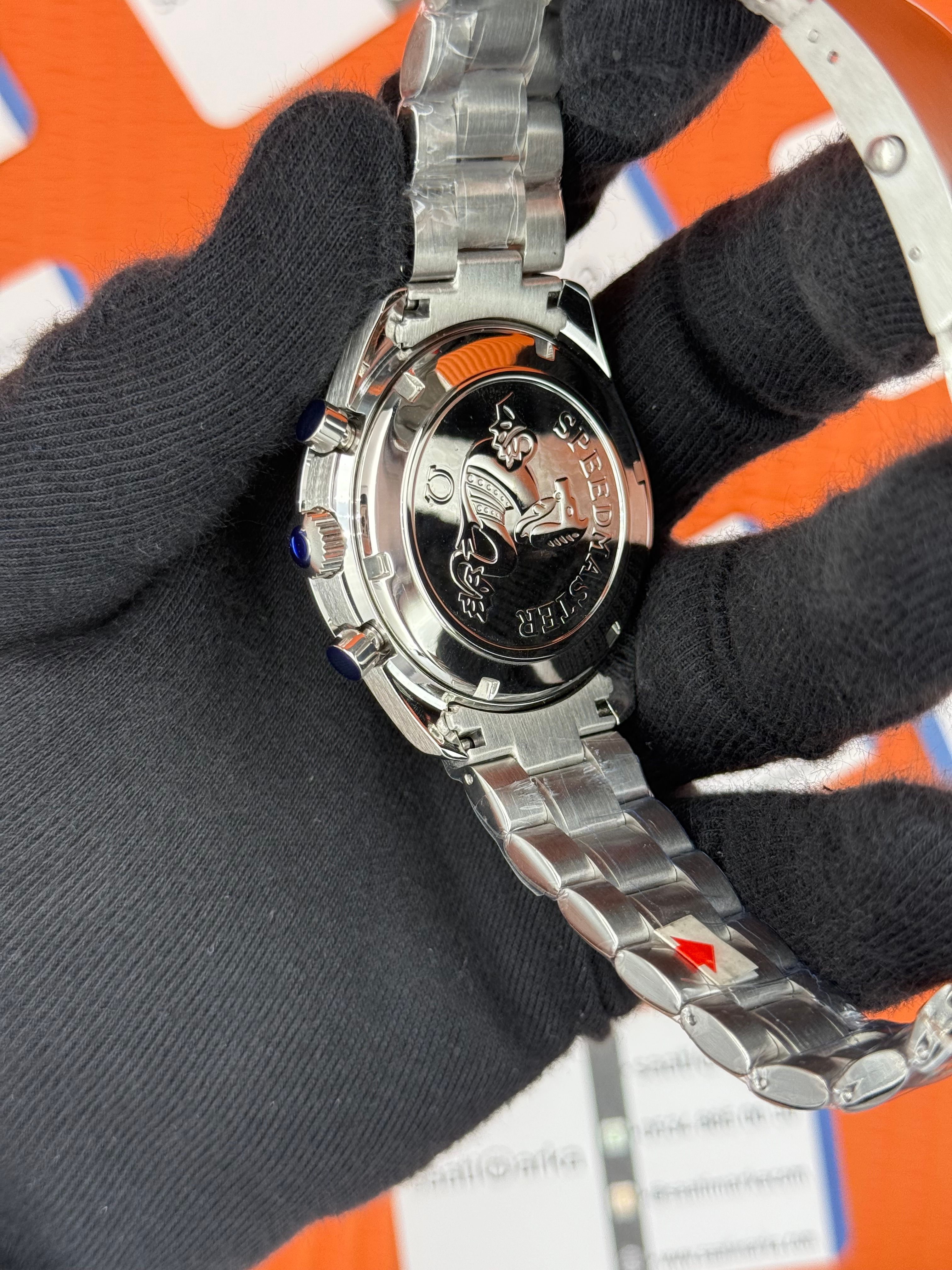 OMEGA SPEEDMASTER SİYAH KADRAN SİLVER KADRAN KORDON 