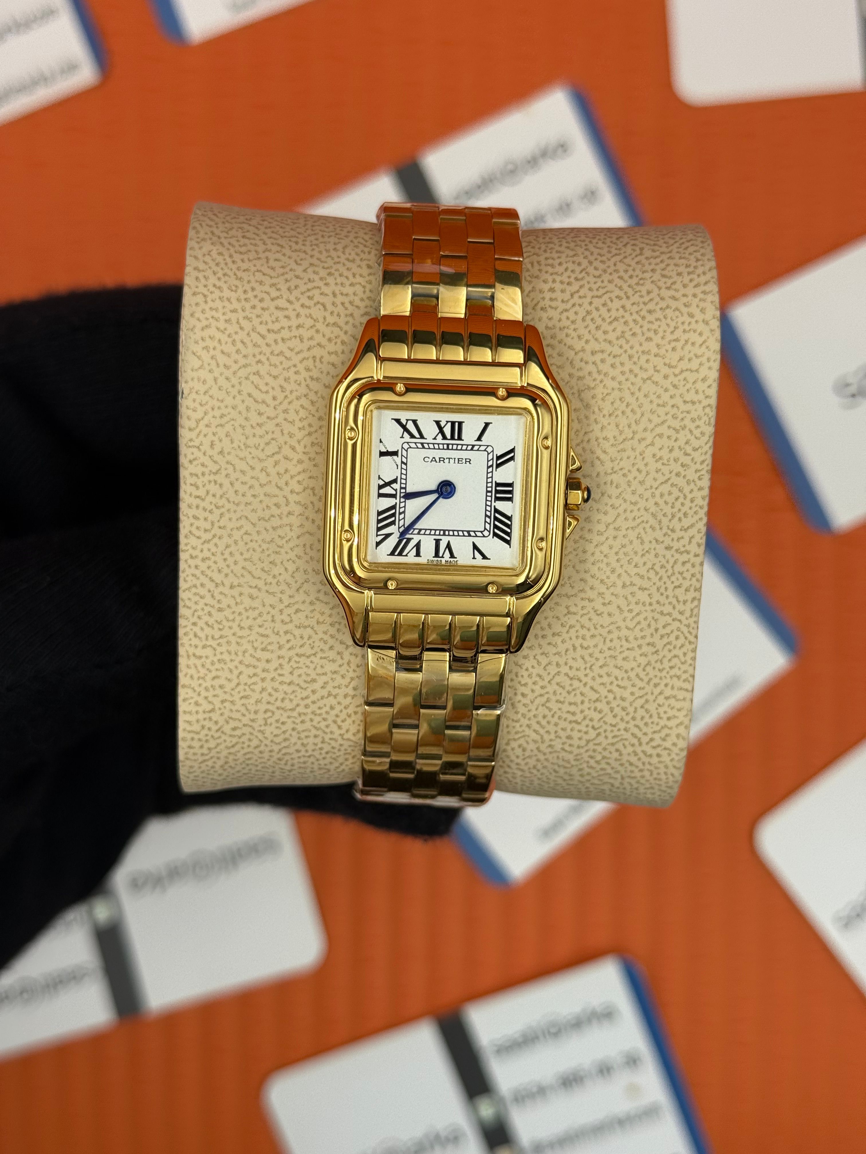 CARTIER Panthere 27mm gold kasa-koron