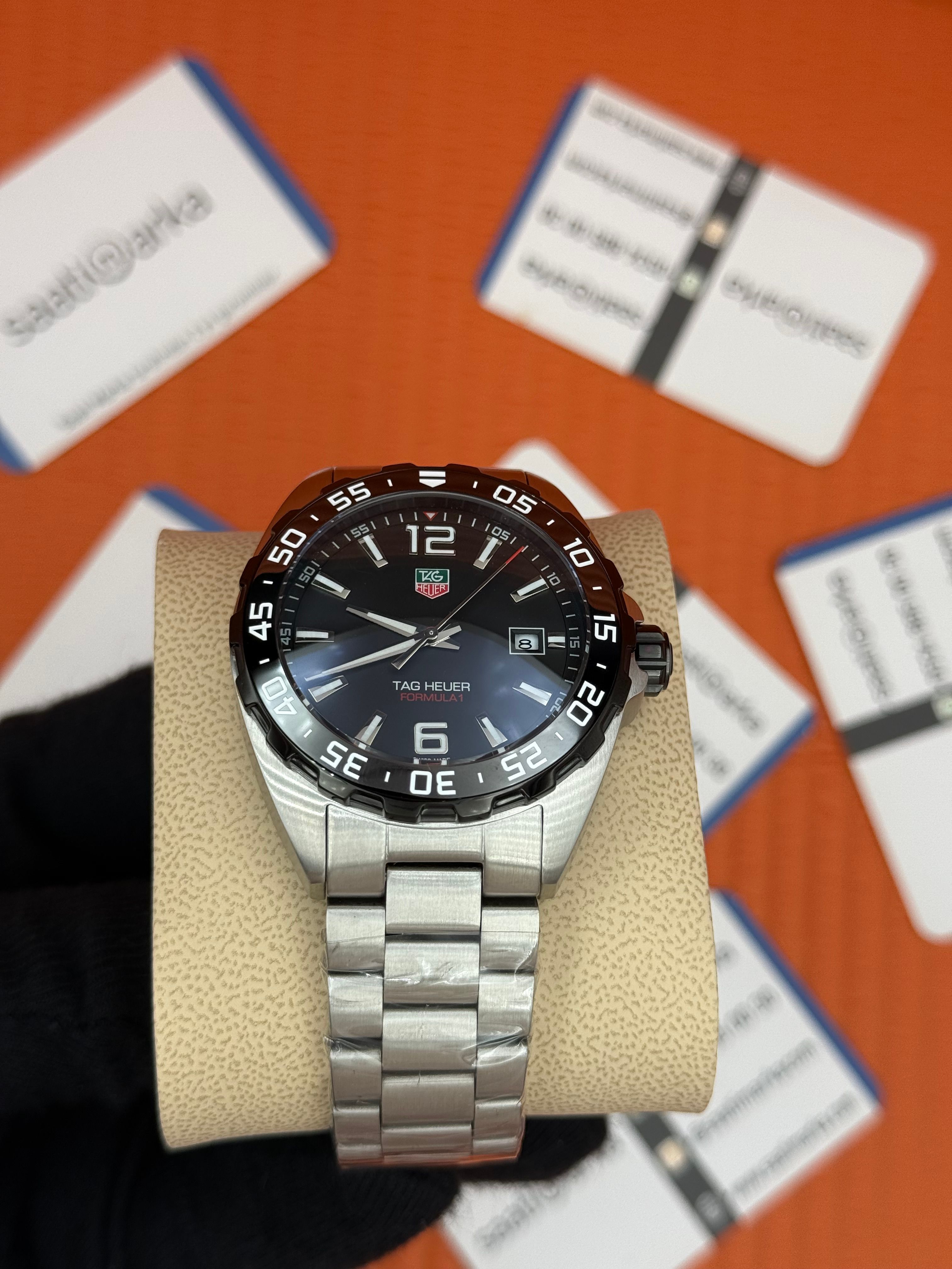 TAGHEUER FORMULA GALİBRE 5 SİYAH KADRAN SİYAH BEZEL 