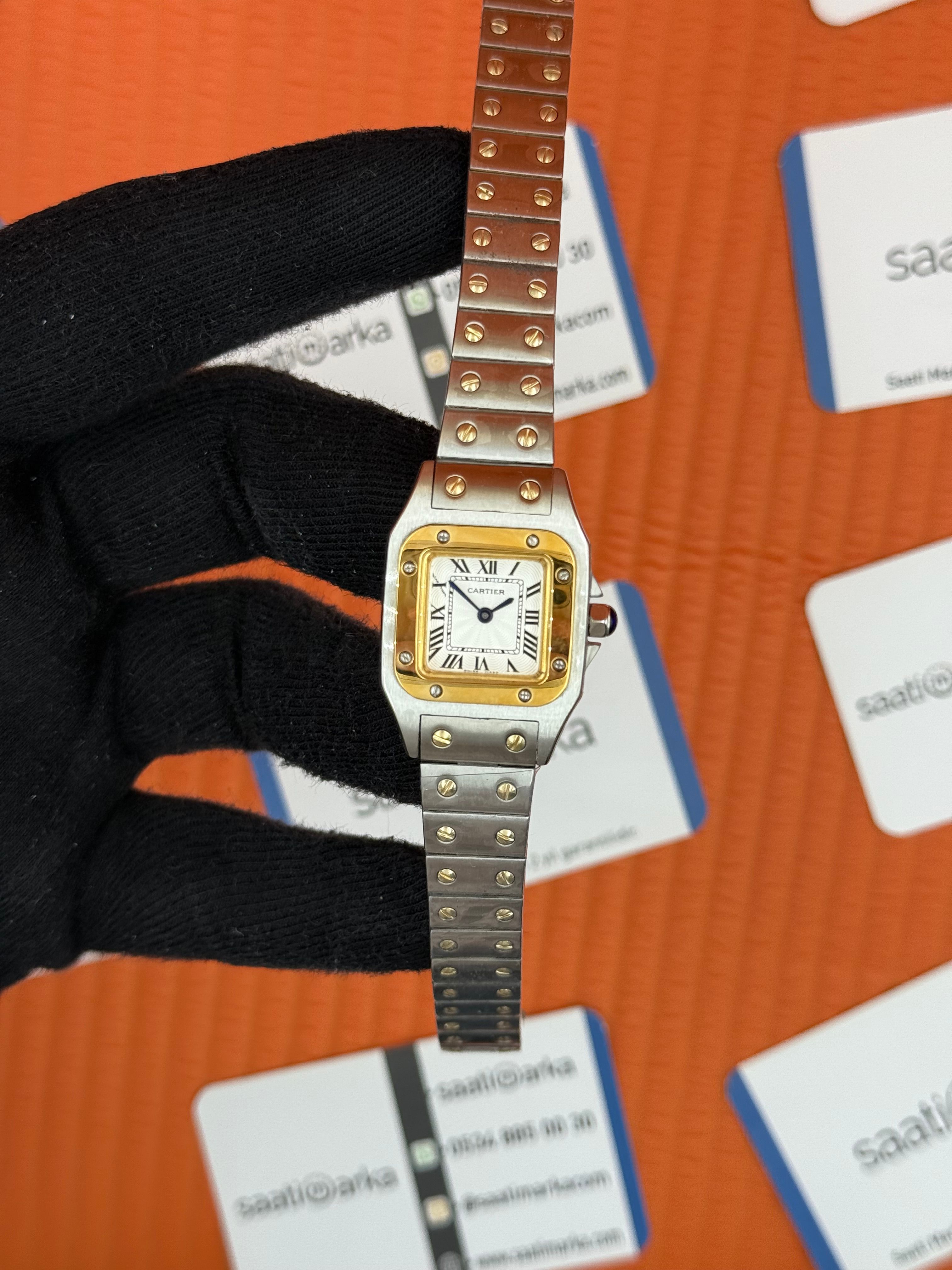 CARTİER Santos 22 mm kadın kol saati