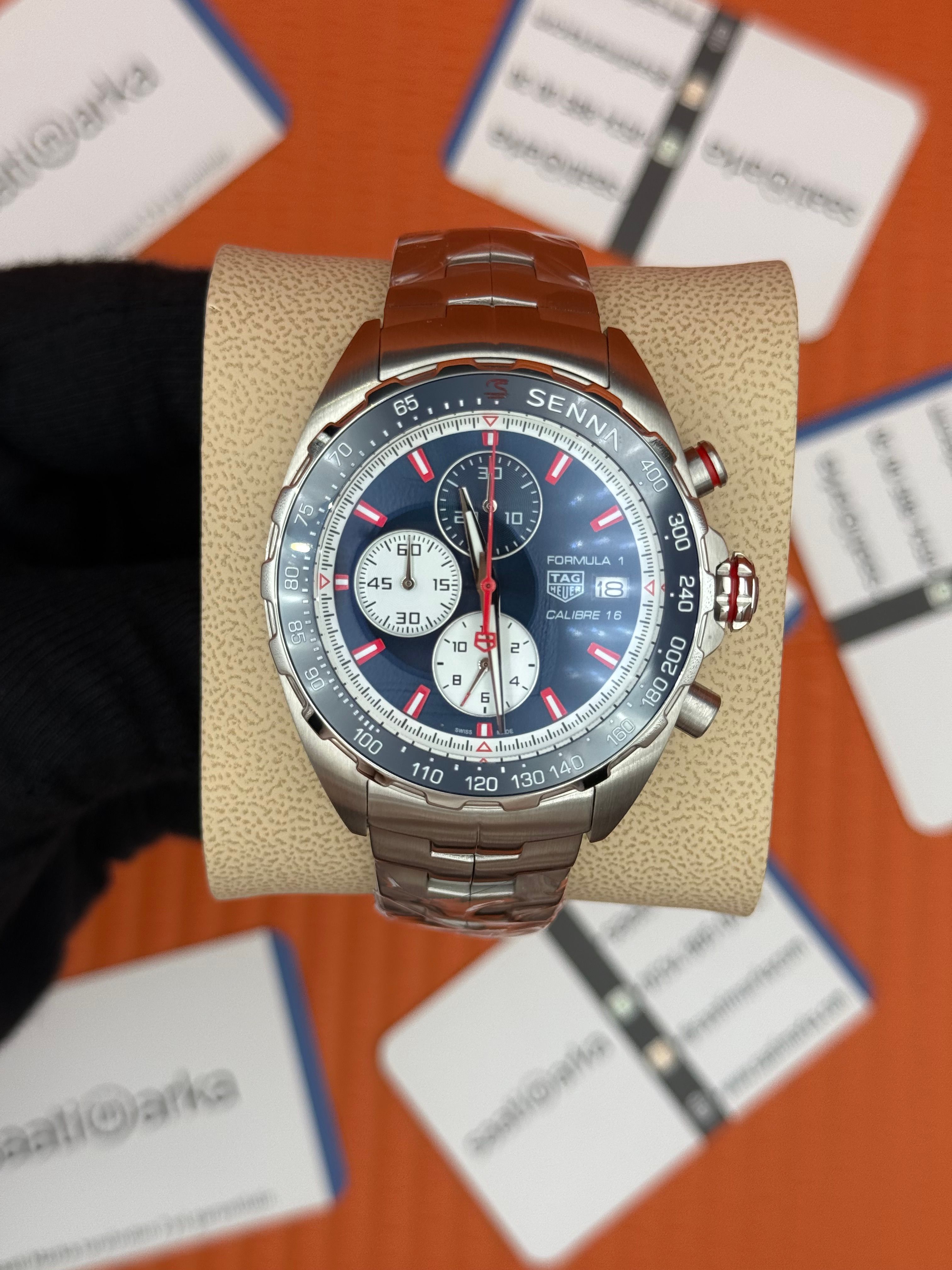 TAGHEUER MAX VERSTAPPEN LACİVERT KADRAN ÇELİK KASA KORDON 