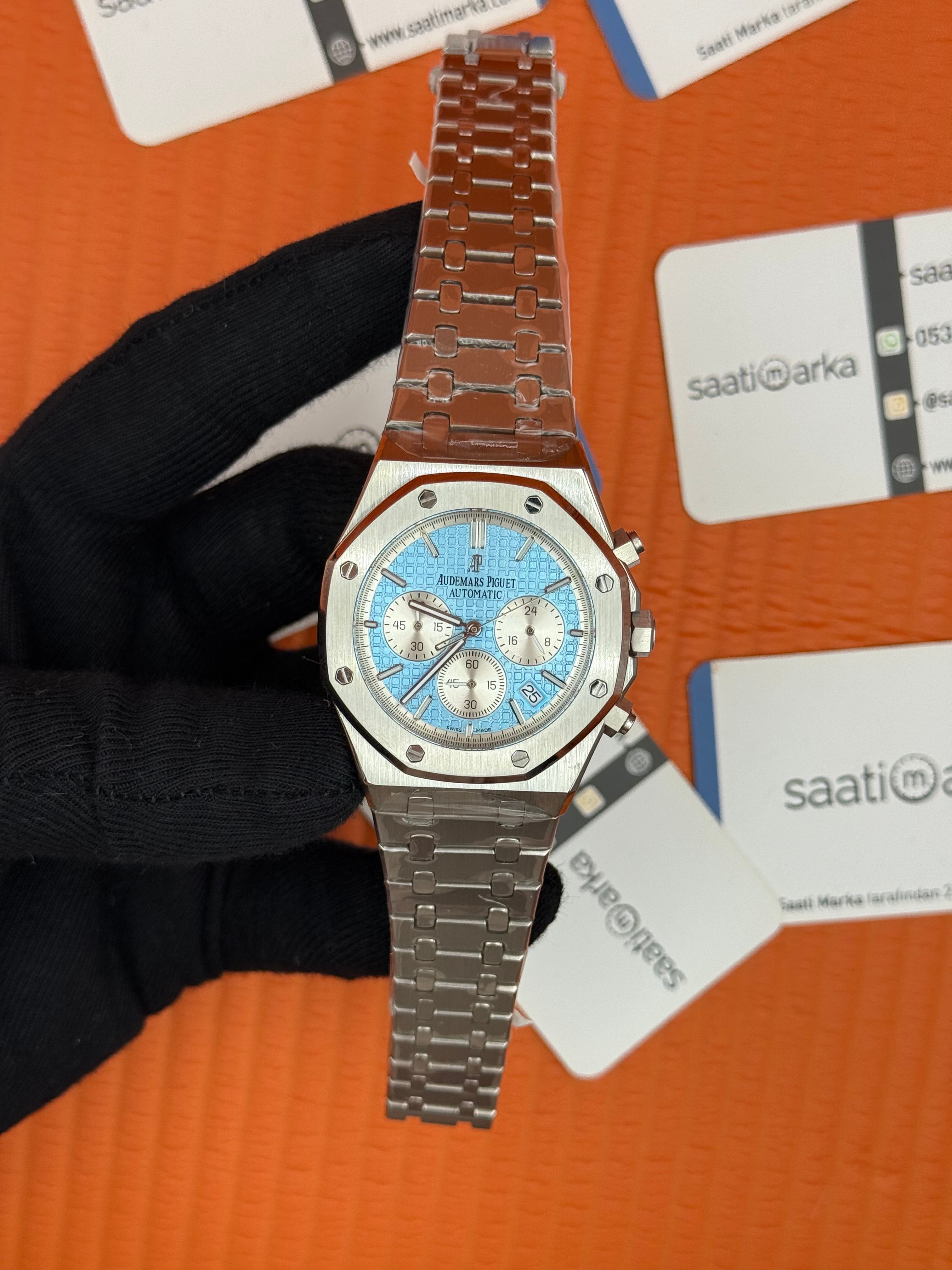 AUDEMARS PİGUET ROYAL OAK TİFFANY KADRAN SİLVER KASA KORDON