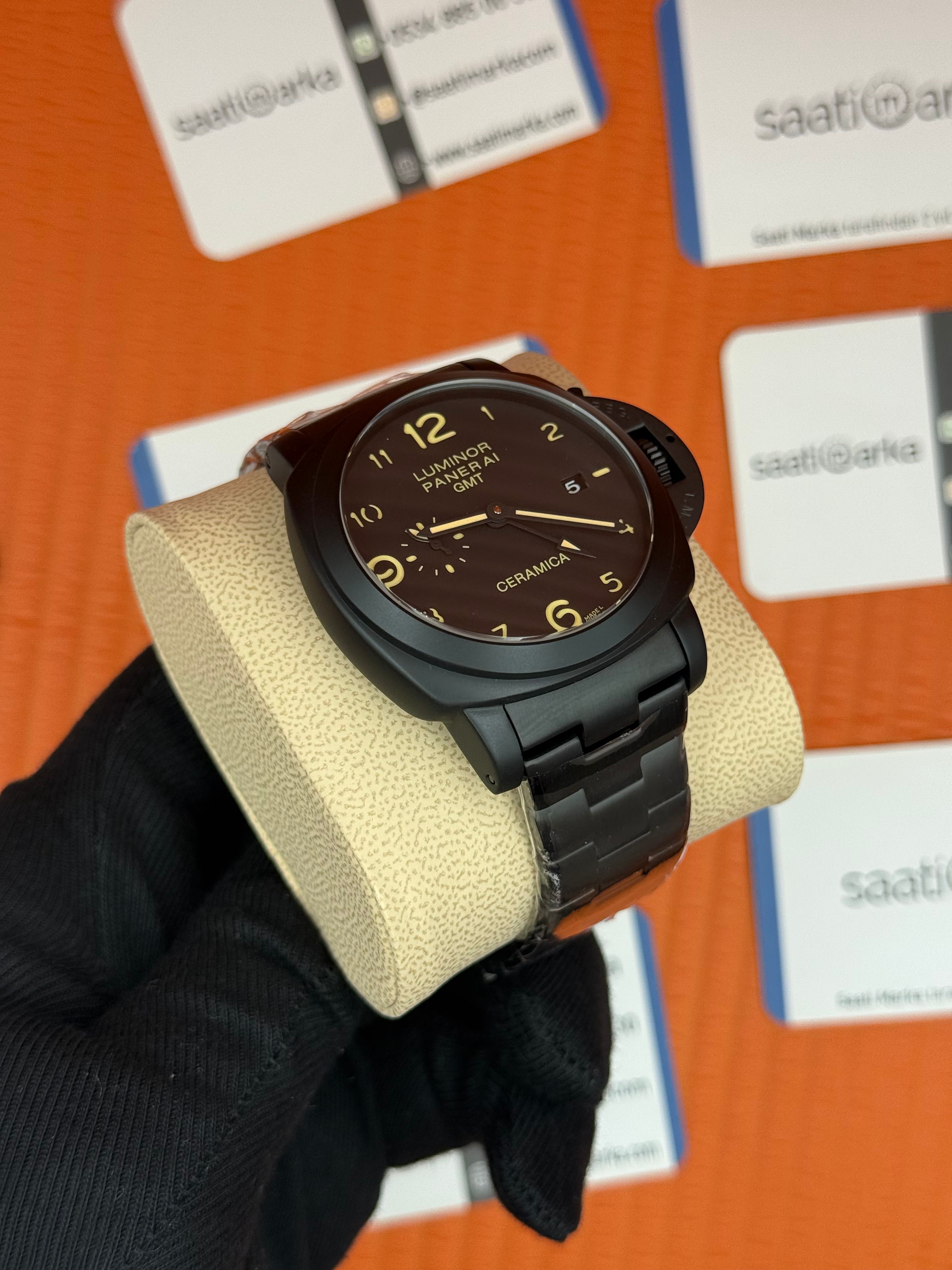 PANERAI luminor gmt full black 