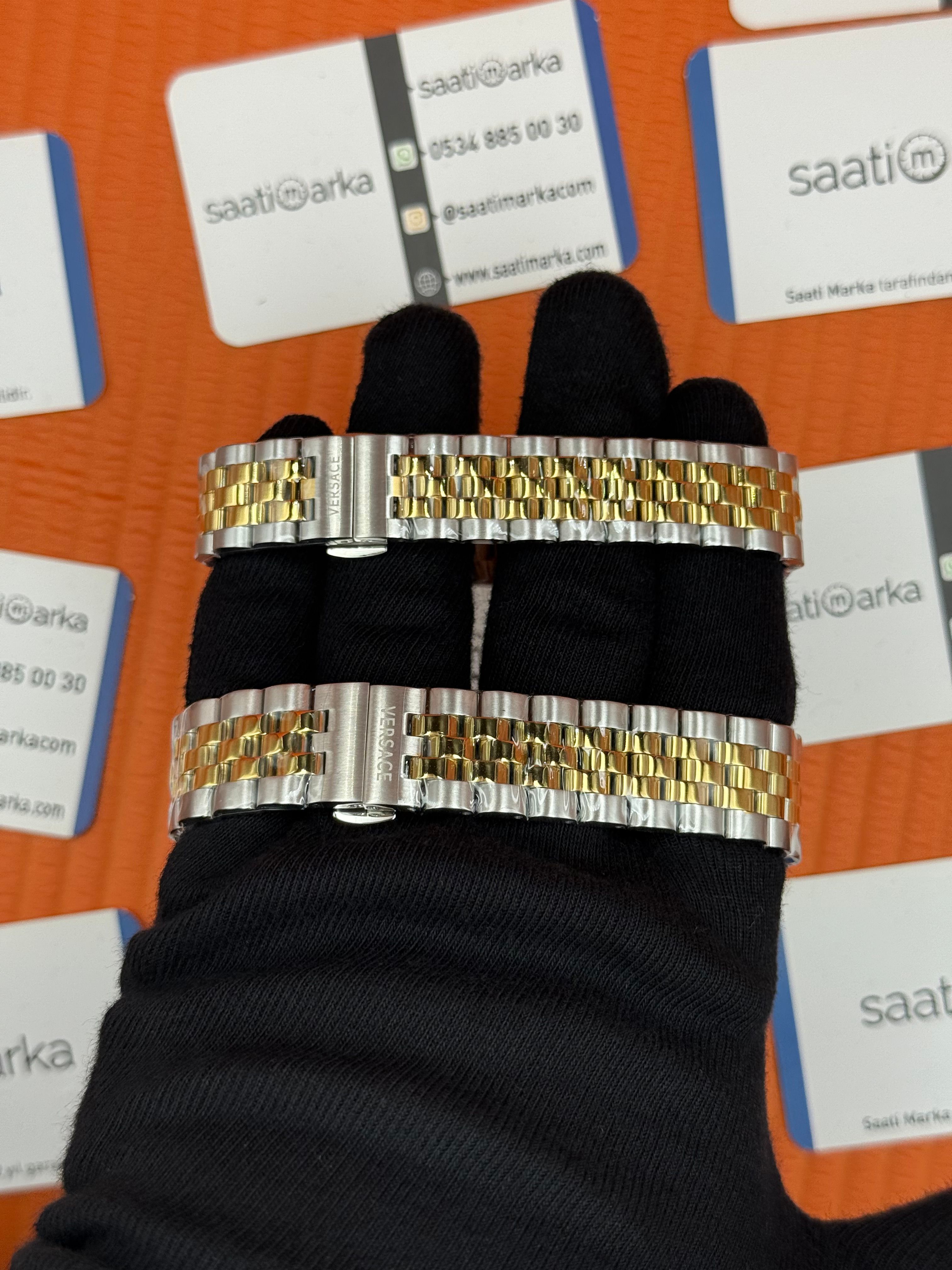 VERSACE çift kombini kadın 36mm erkek 42mm 