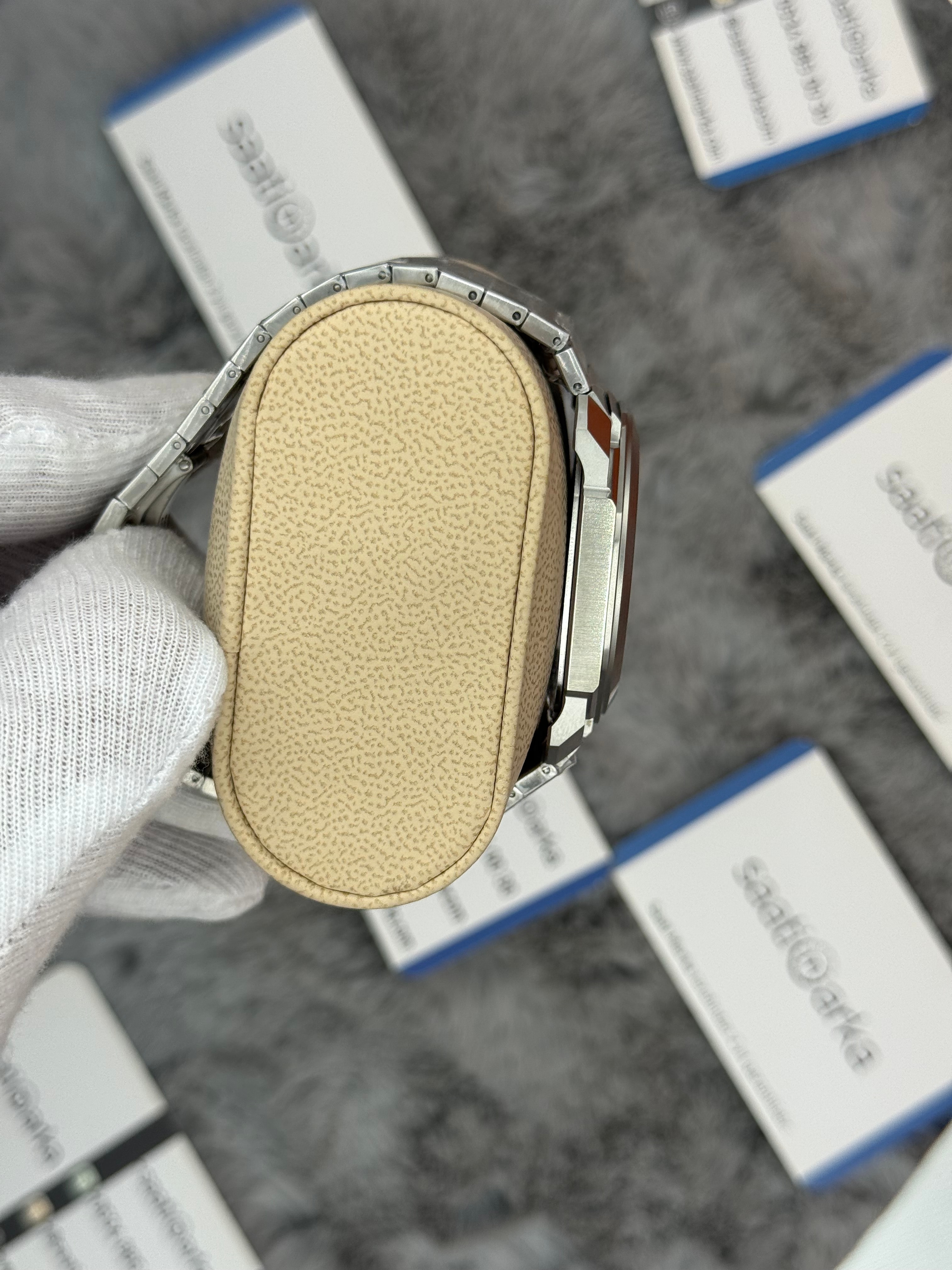 BVLGARİ octo 40mm mavi kadran silver kasa kordon erkek kol saati