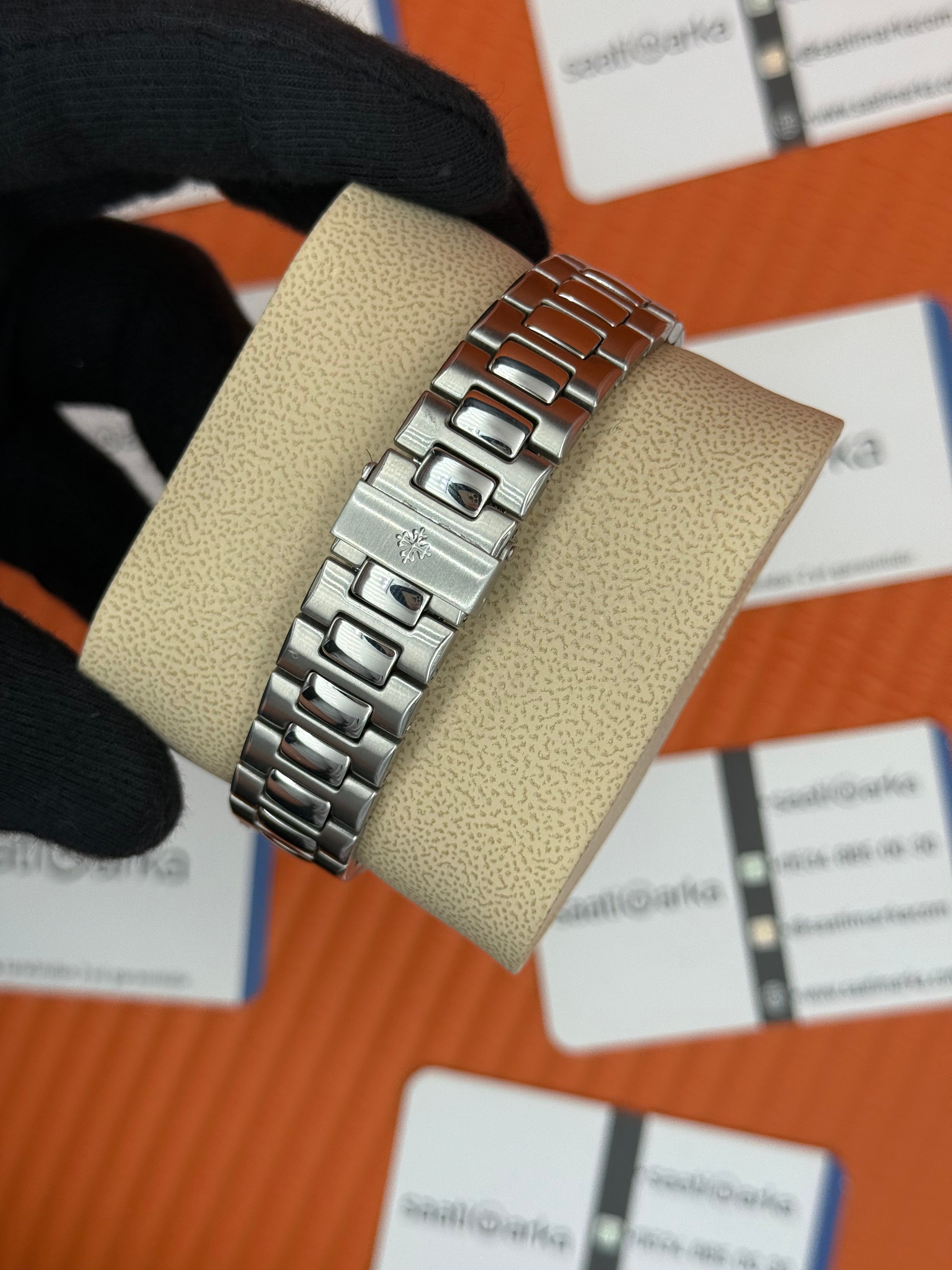 PATEK PHILIPPE SKELETON SARI KADRAN SİLVER KASA KORDON 