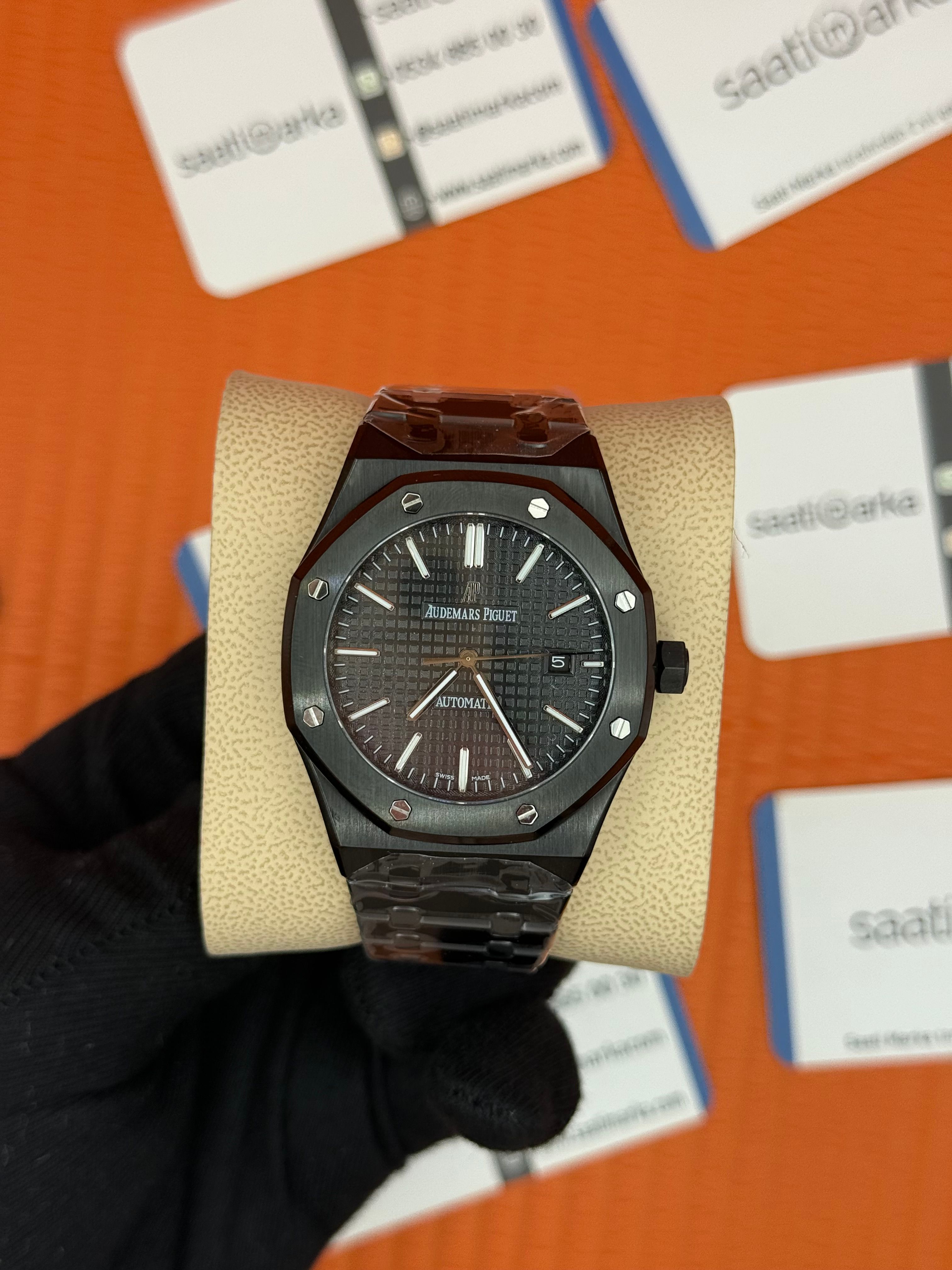 AUDEMARS PİGUET ROYAL OAK FULL BLACK AUTOMATİC MEKANİZMA