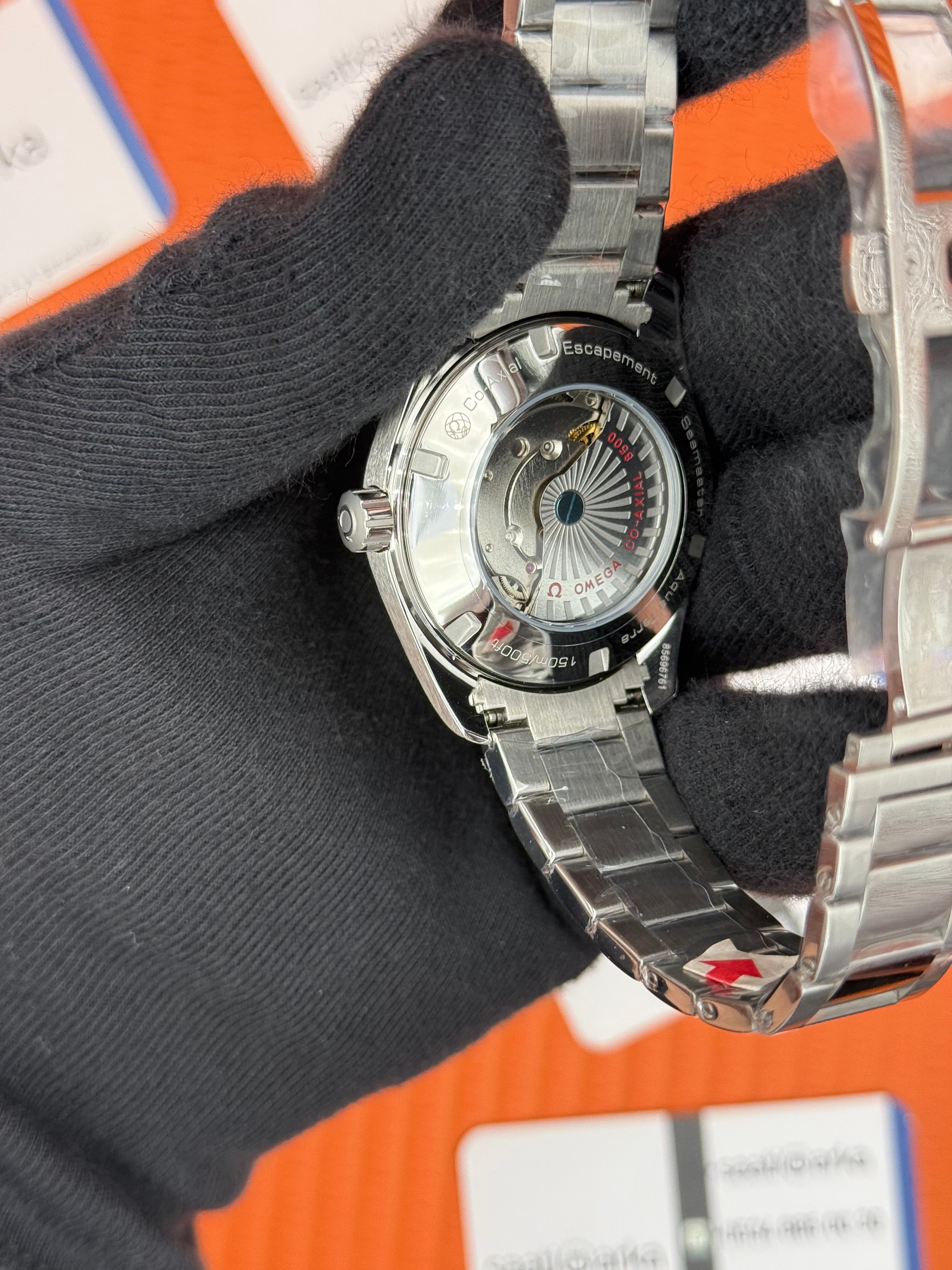 OMEGA SEAMASTER AQUA TERRA TURUNCU KADRAN OTOMATİK MEKANİZMA ÇELİK KORDON KASA 