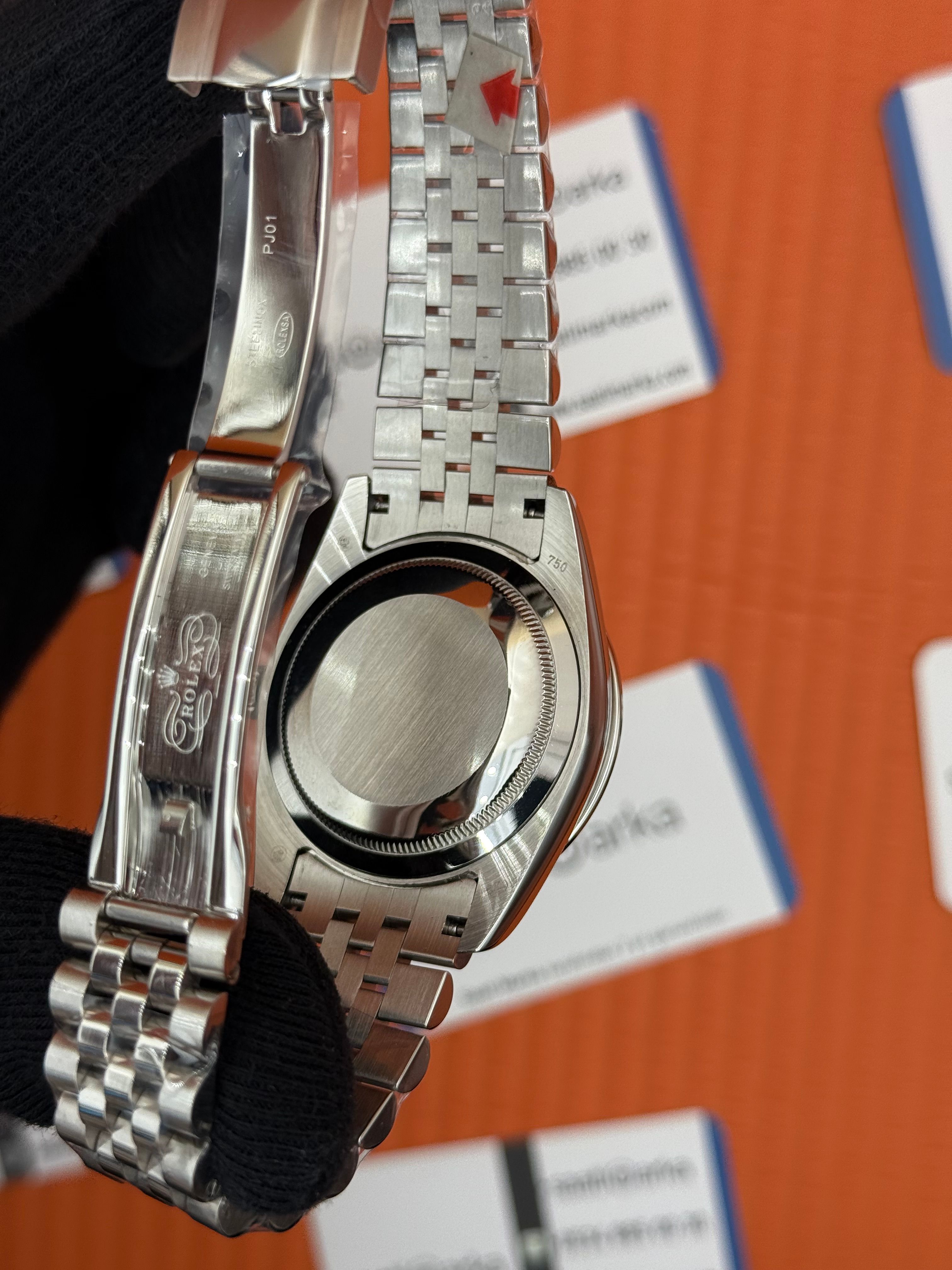 ROLEX Day Date taşlı bezel turkuaz noktalı kadran jubilee kordon