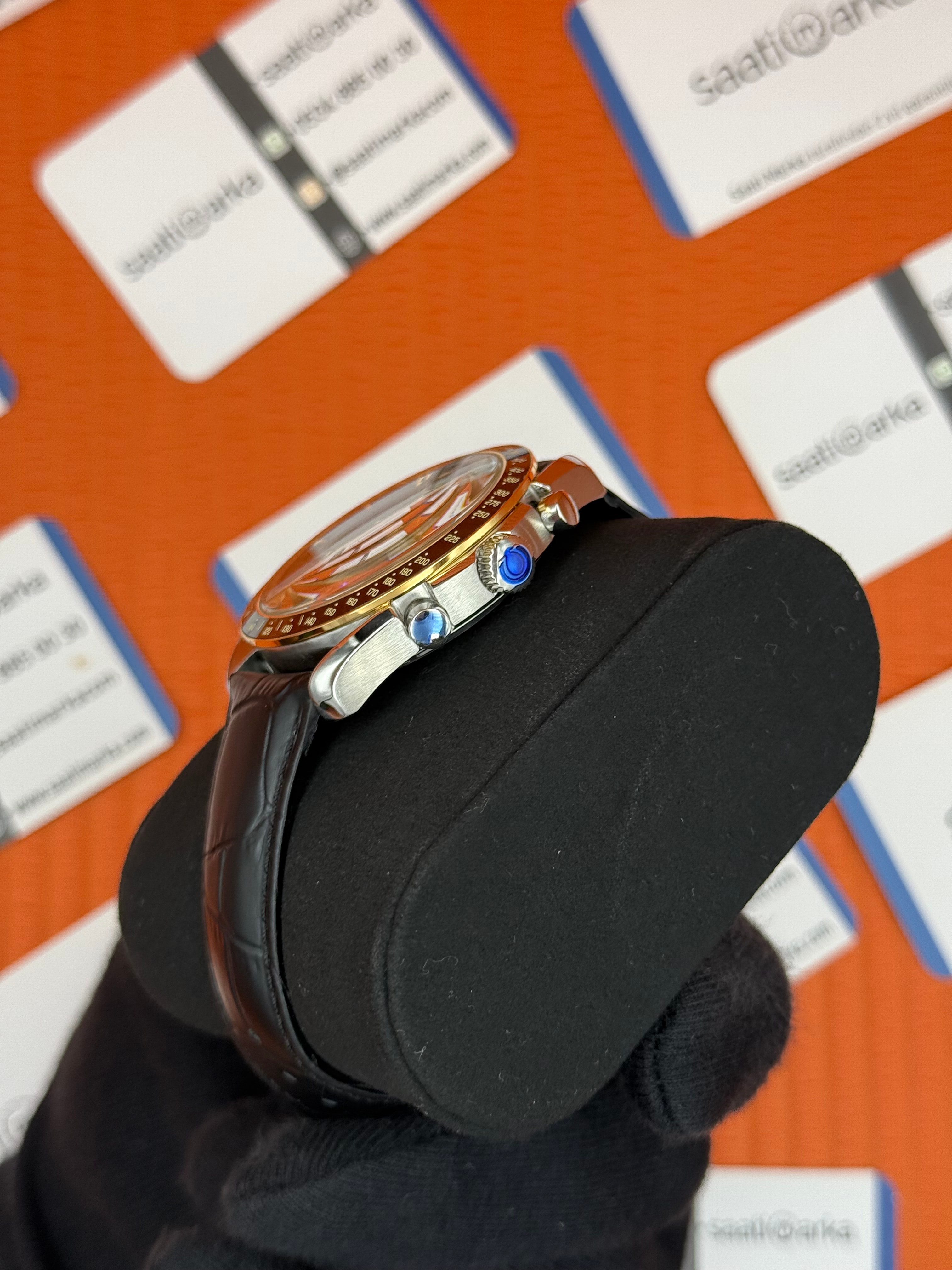 OMEGA SPEEDMASTER PORFESSIONAL DERİ SİYAH KORDON