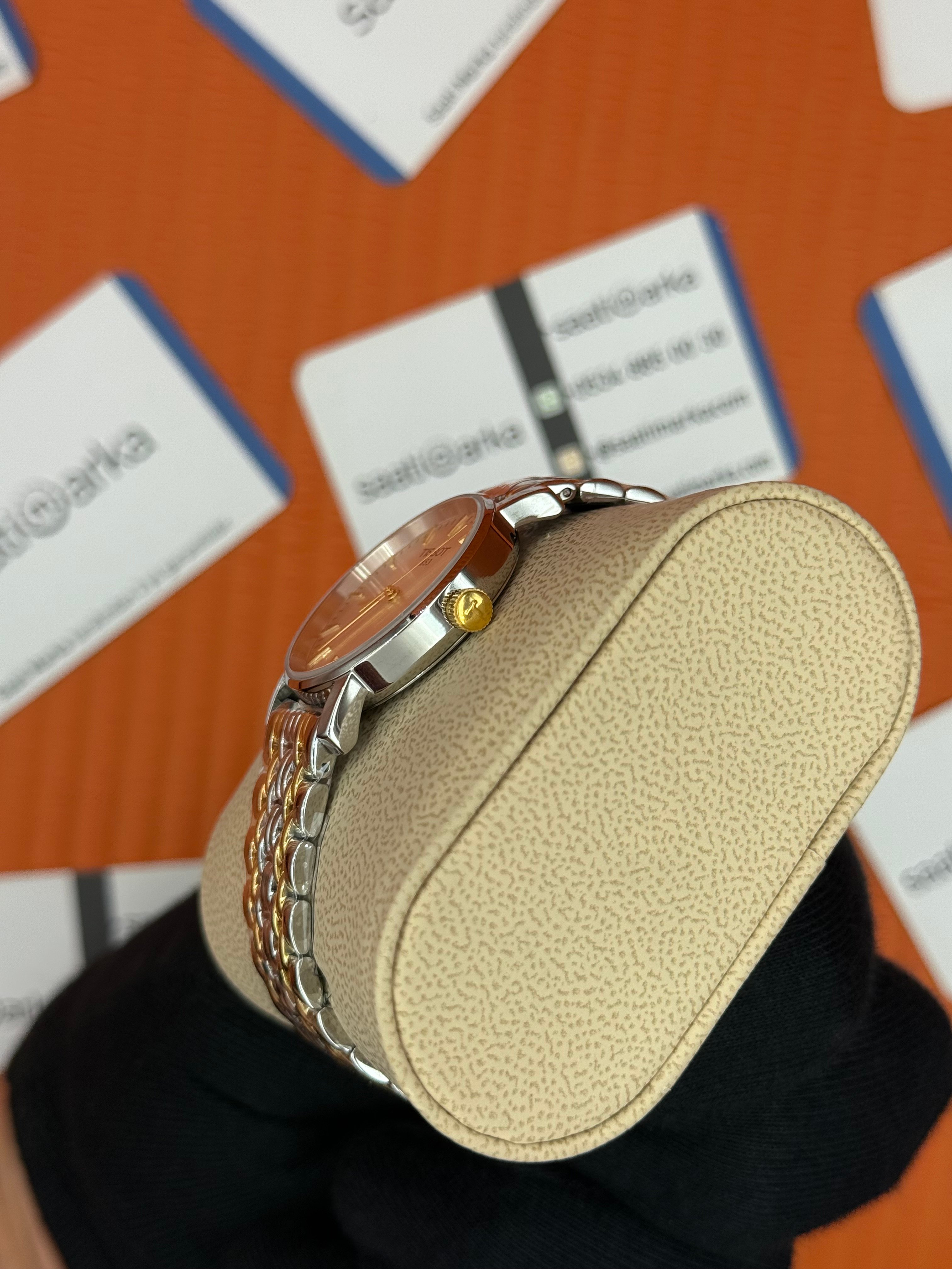 TISSOT everytime beyaz kadran gold silver kasa kordon kadın kol saati