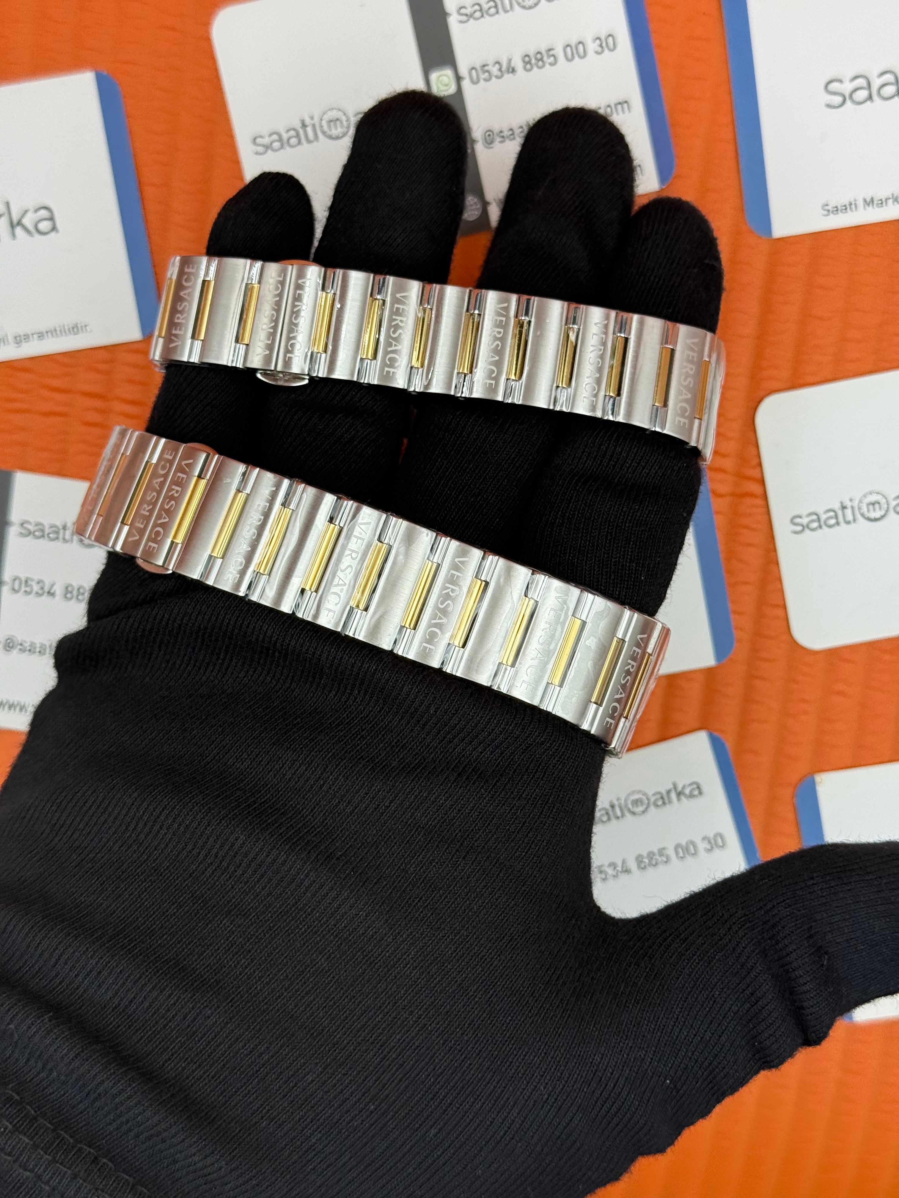 VERSACE çift kombini kadın 35mm erkek 43mm 