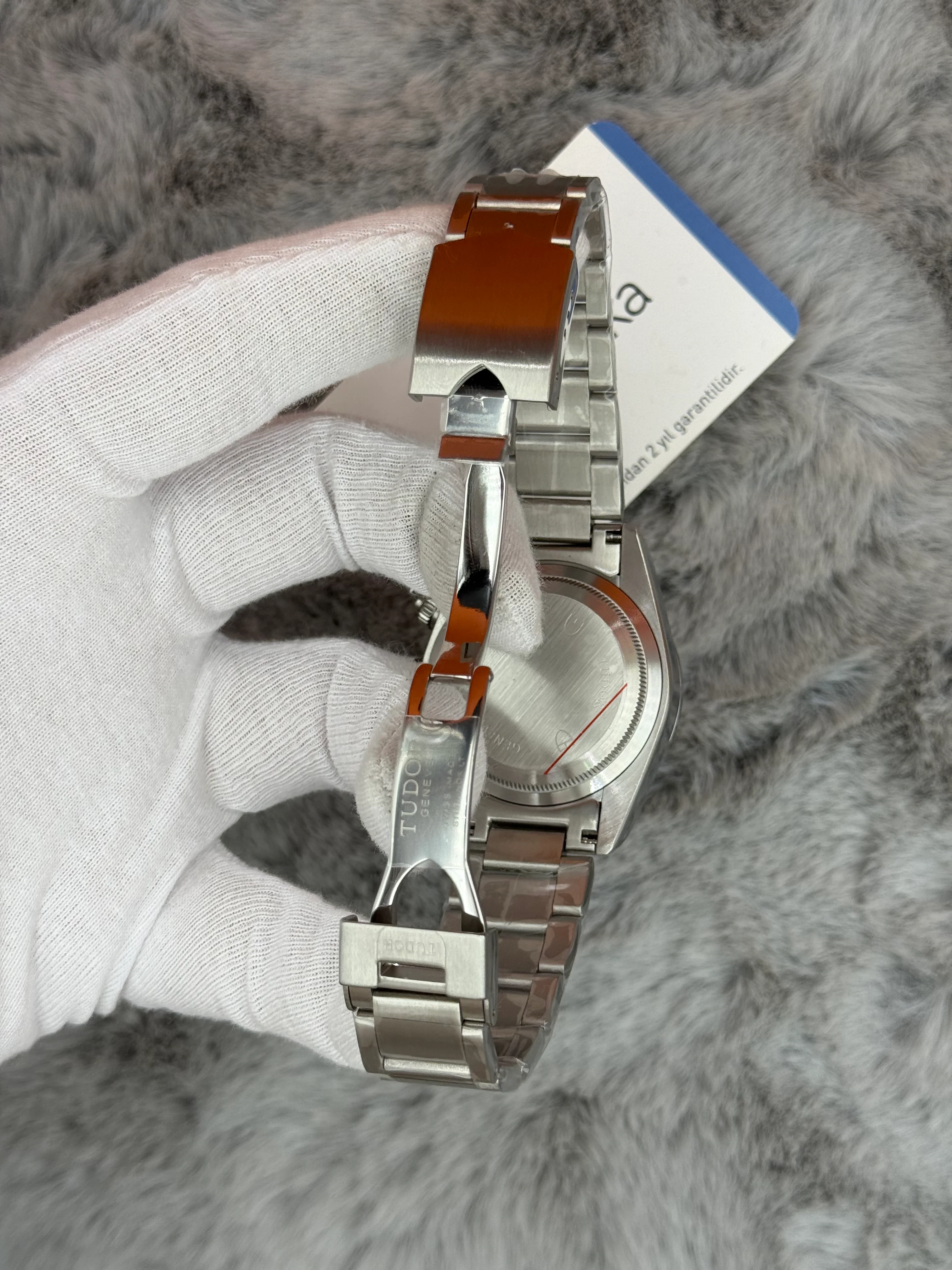 TUDOR BLACK BAY BEYAZ KADRAN SİLVER OYSTER KORDON 41MM ERKEK KOL SAATİ