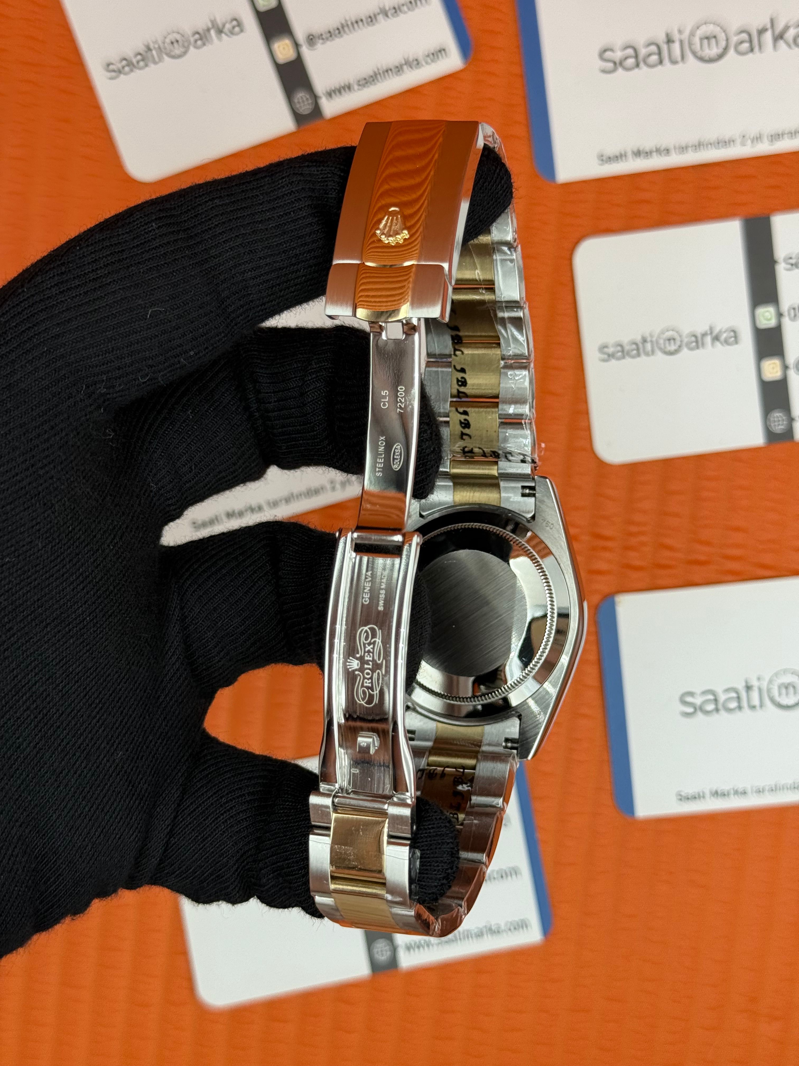 ROLEX Datejust champagne dial gold silver kasa-kordon oyster