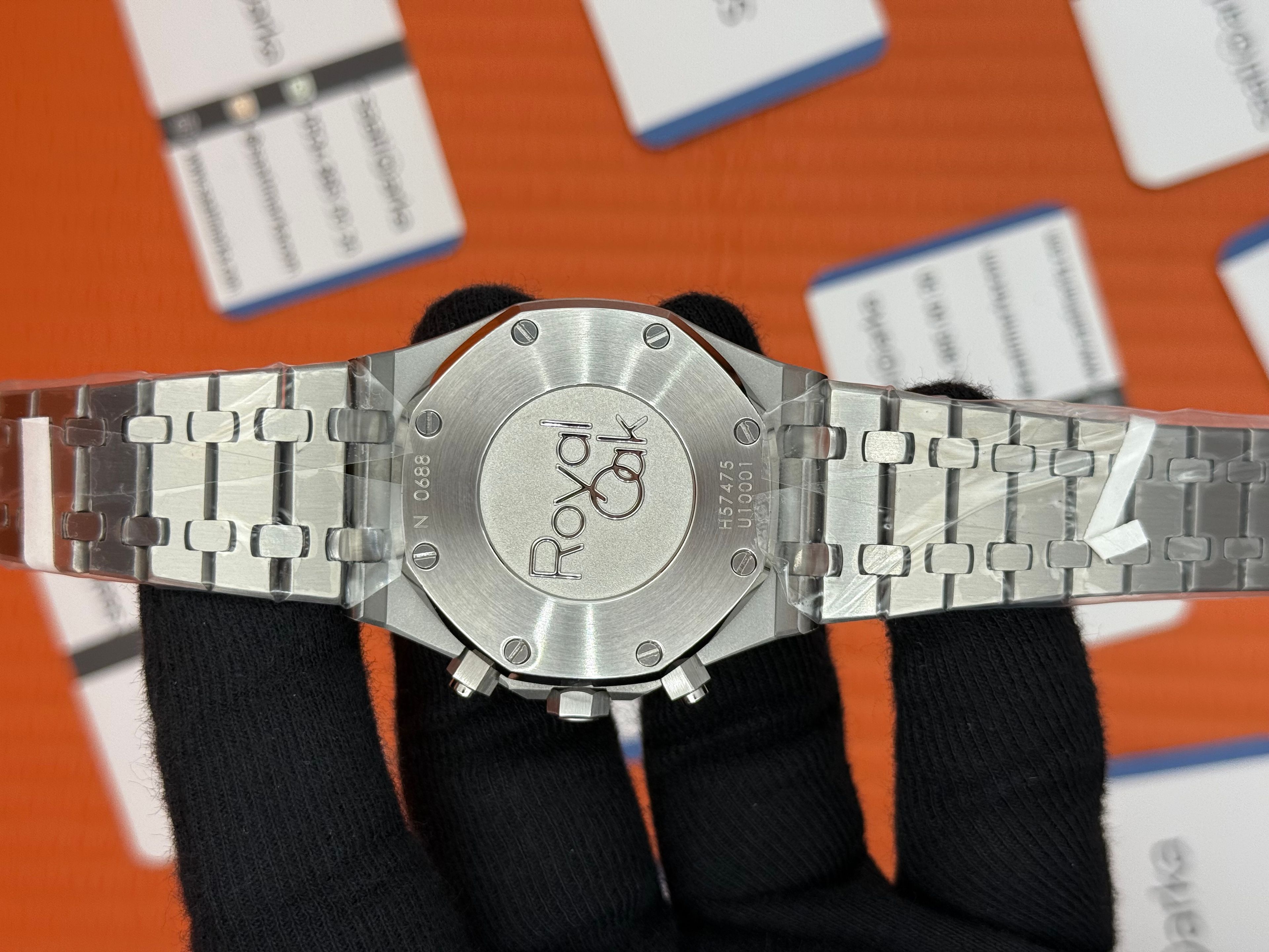 AUDEMARS PİGUET CHRONOGRAPH MAVİ KADRAN SİLVER KASA-KORDON 