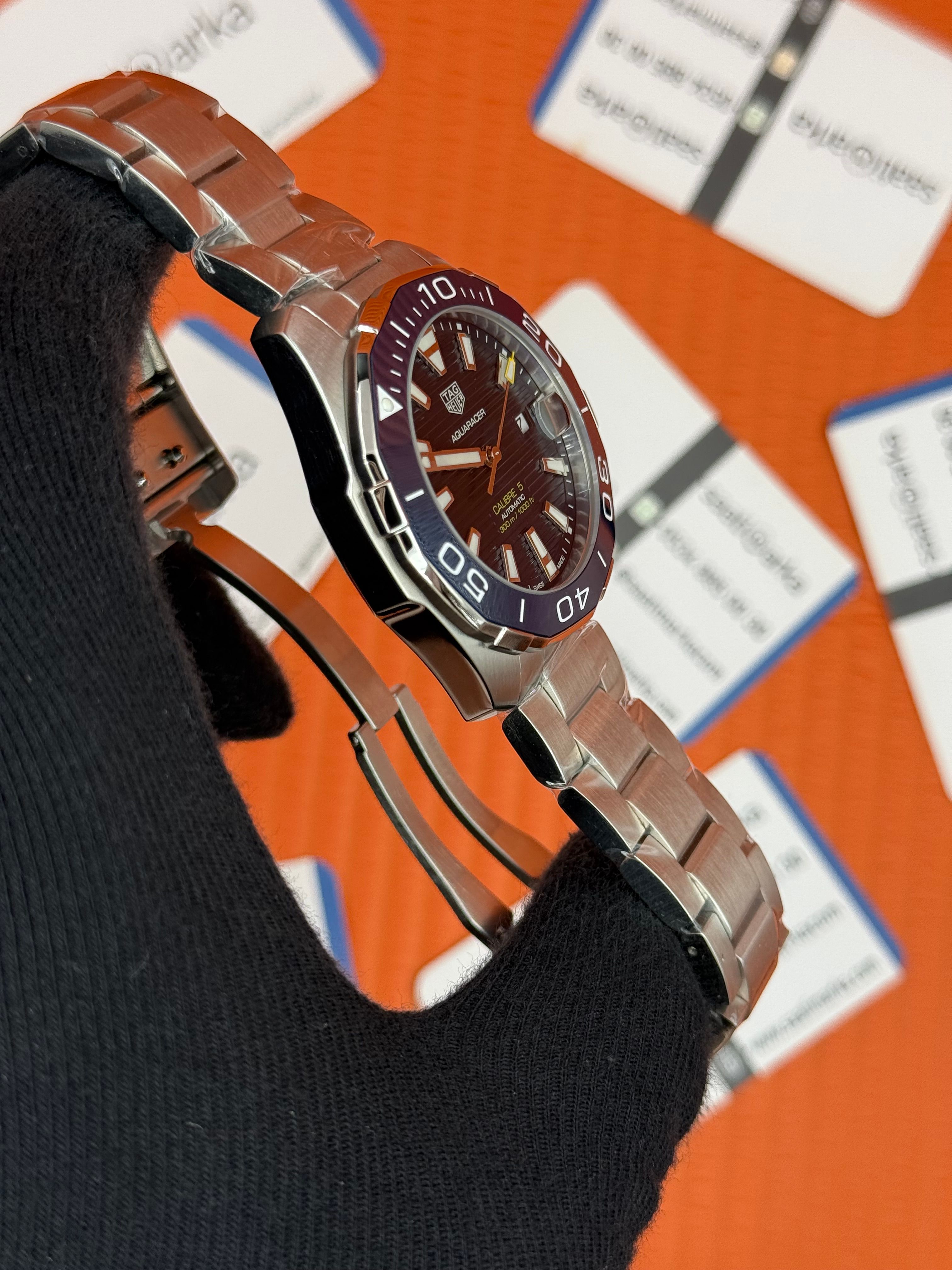 TAGHEUER GALİBRE 5 AQUARACER MAVİ KADRAN MAVİ BEZEL