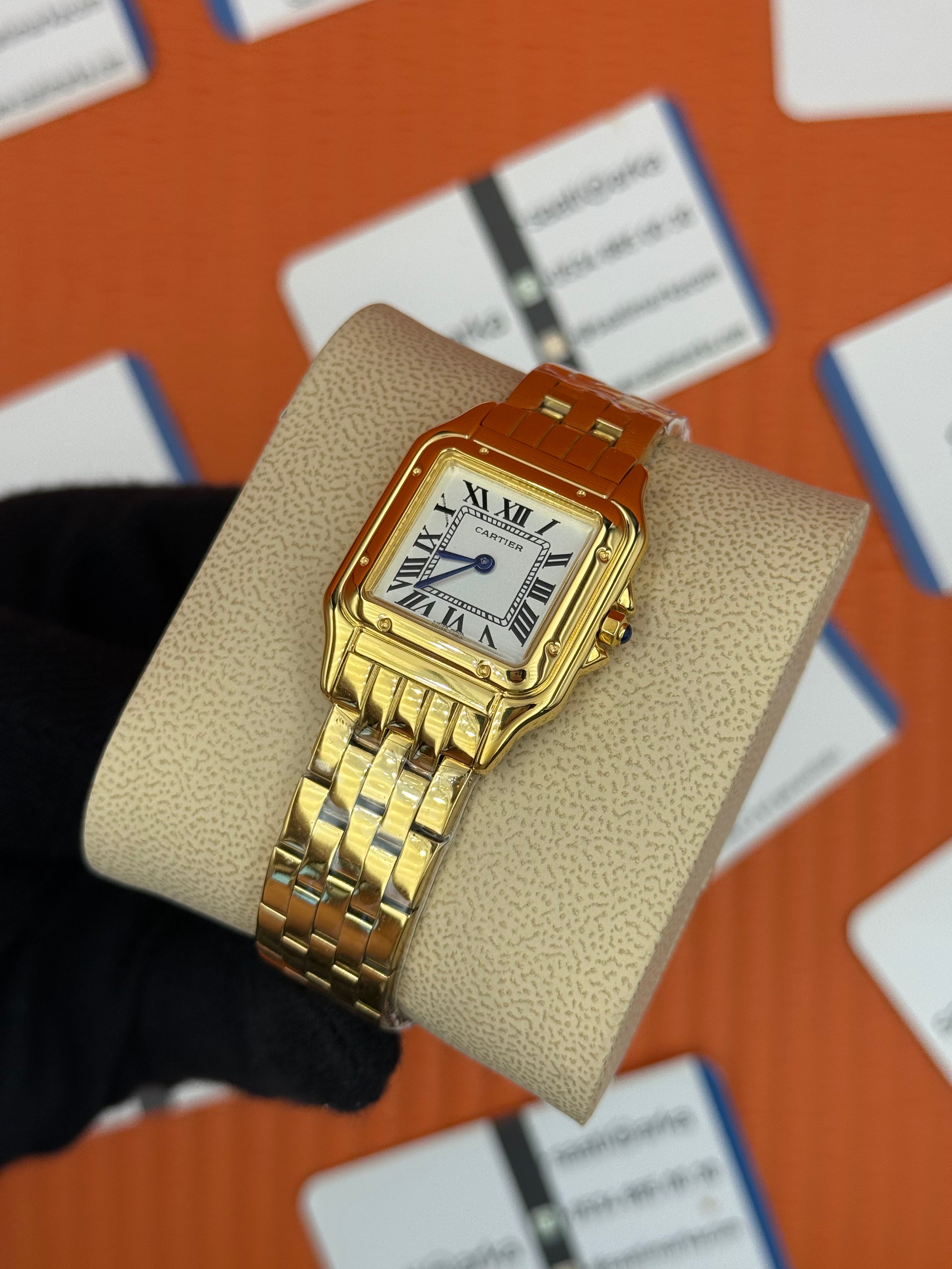 CARTIER Panthere 27mm gold kasa-koron