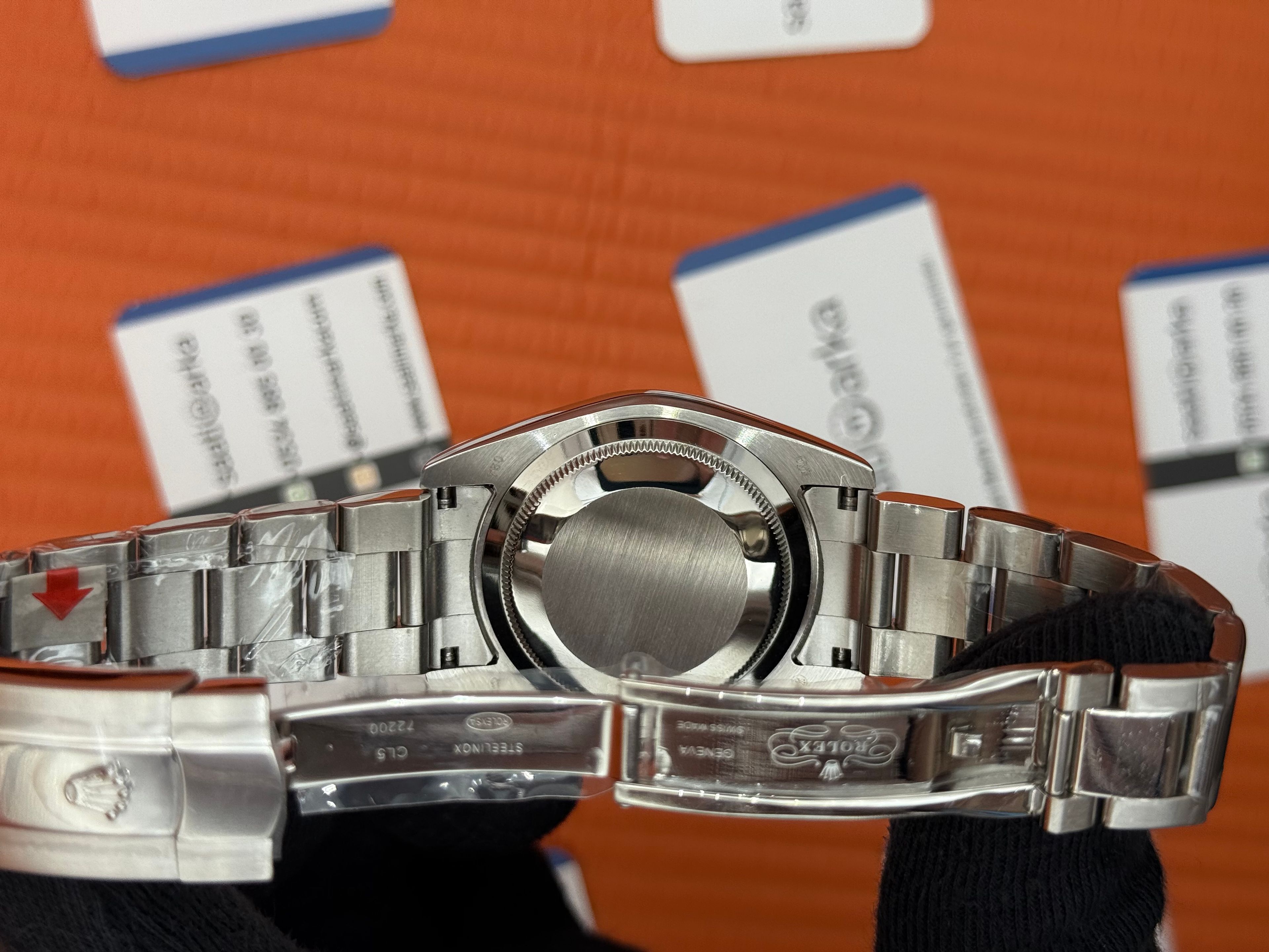 ROLEX Datejust baget taşlı grey dial silver oyster kordon