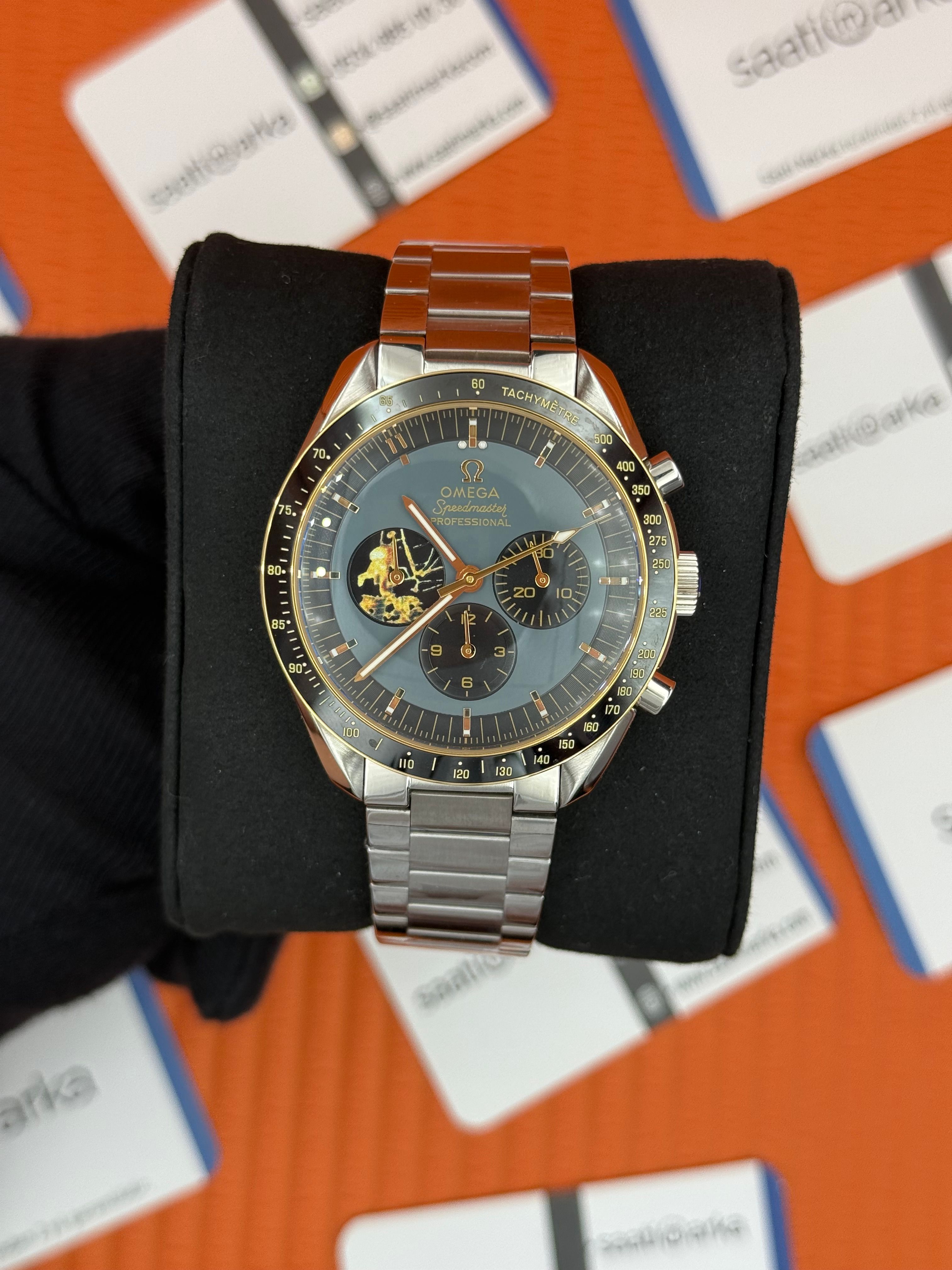 OMEGA SPEEDMASTER SİYAH GRİ KADRAN SİYAH BEZEL 