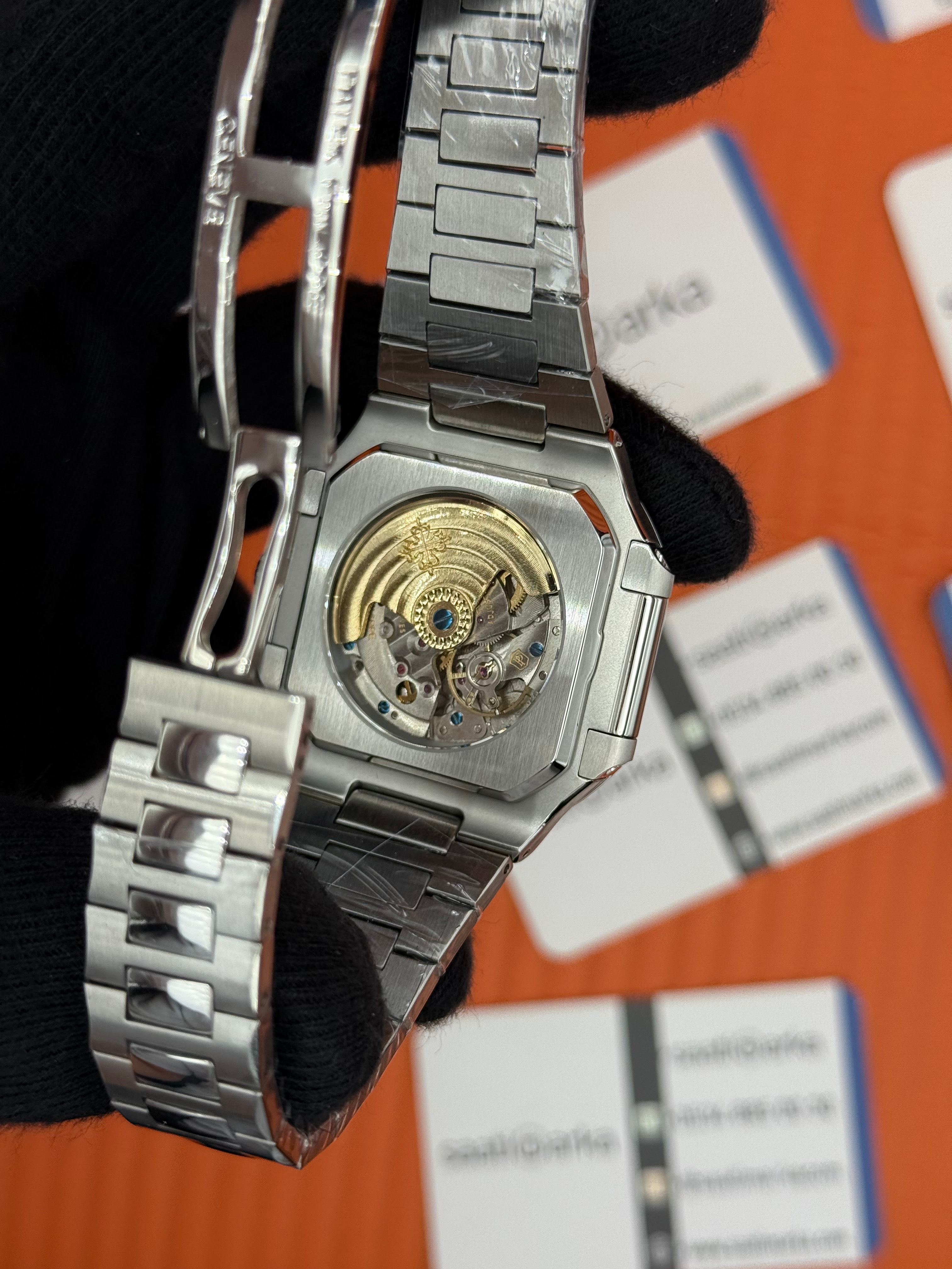 PATEK PHILIPPE CUBİTUS BEYAZ KADRAN SİLVER KASA KORDON