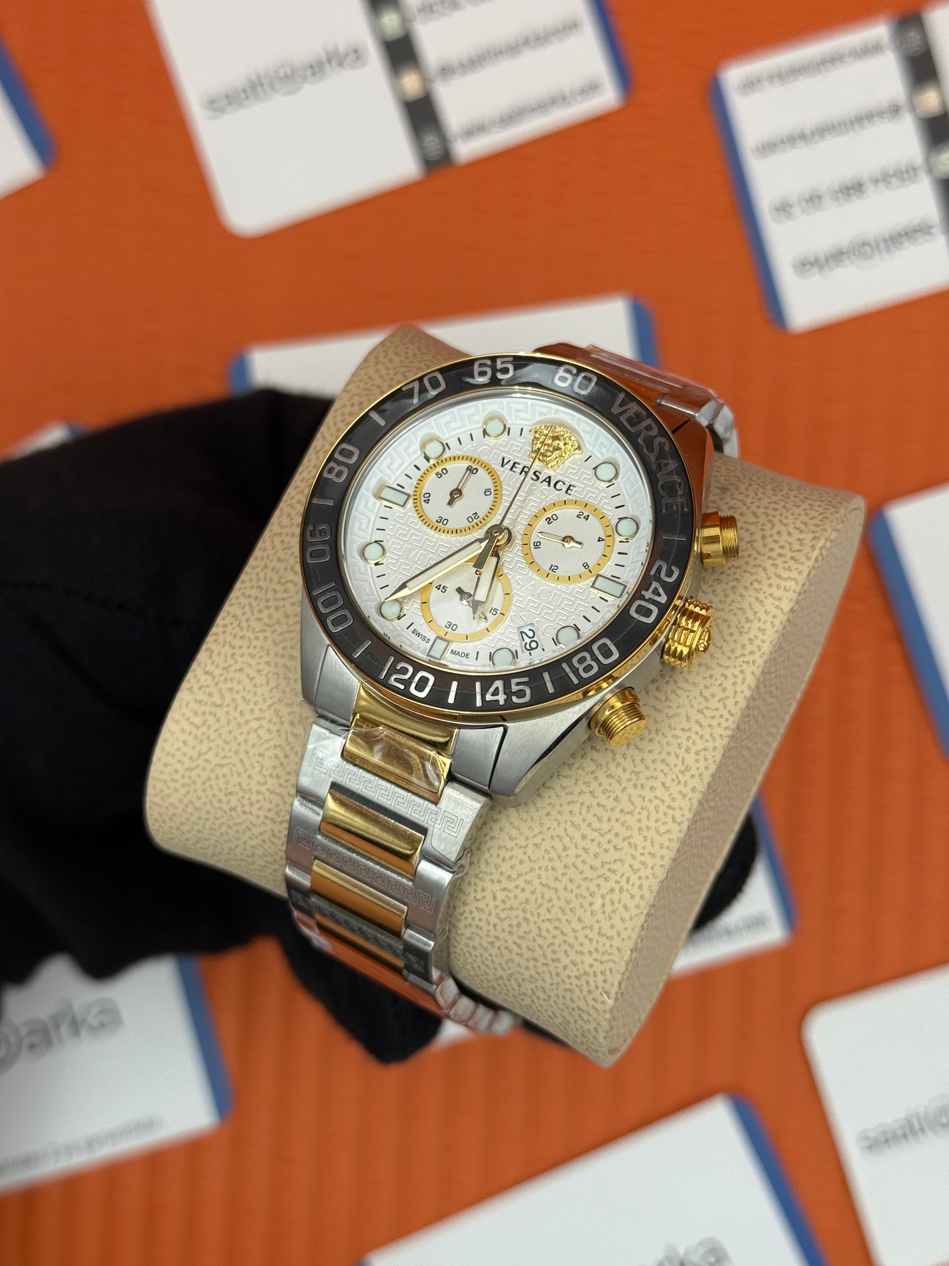 VERSACE ERKEK KOL SAATİ BEYAZ KADRAN