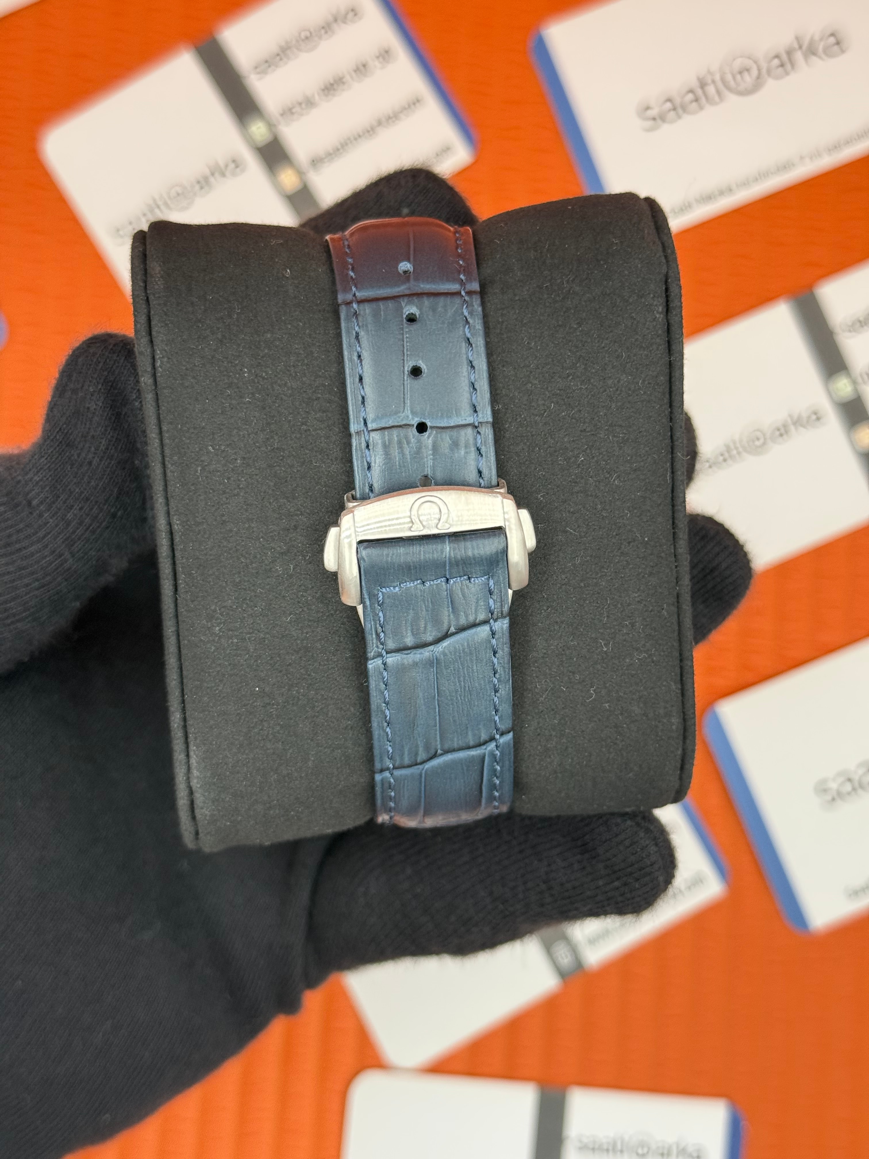 OMEGA SPEEDMASTER LACİVERT KORDON LACİVERT KADRAN